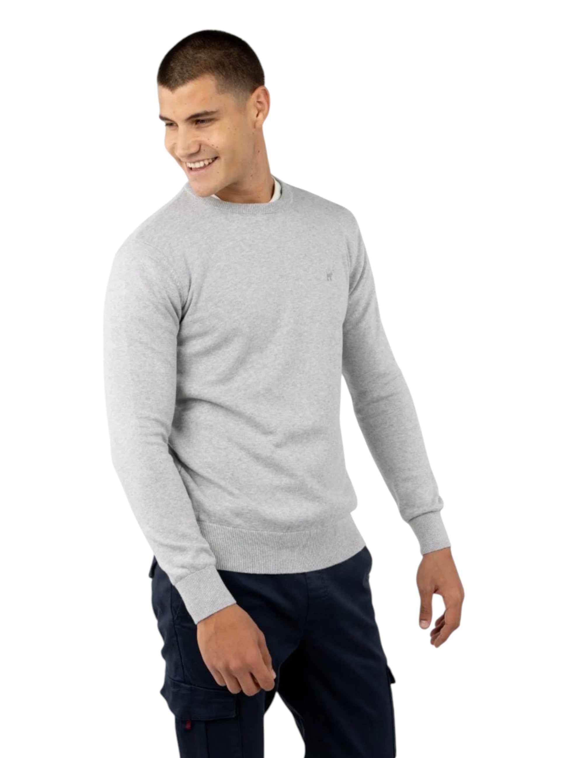Men's Textured Sweates,Light Grey