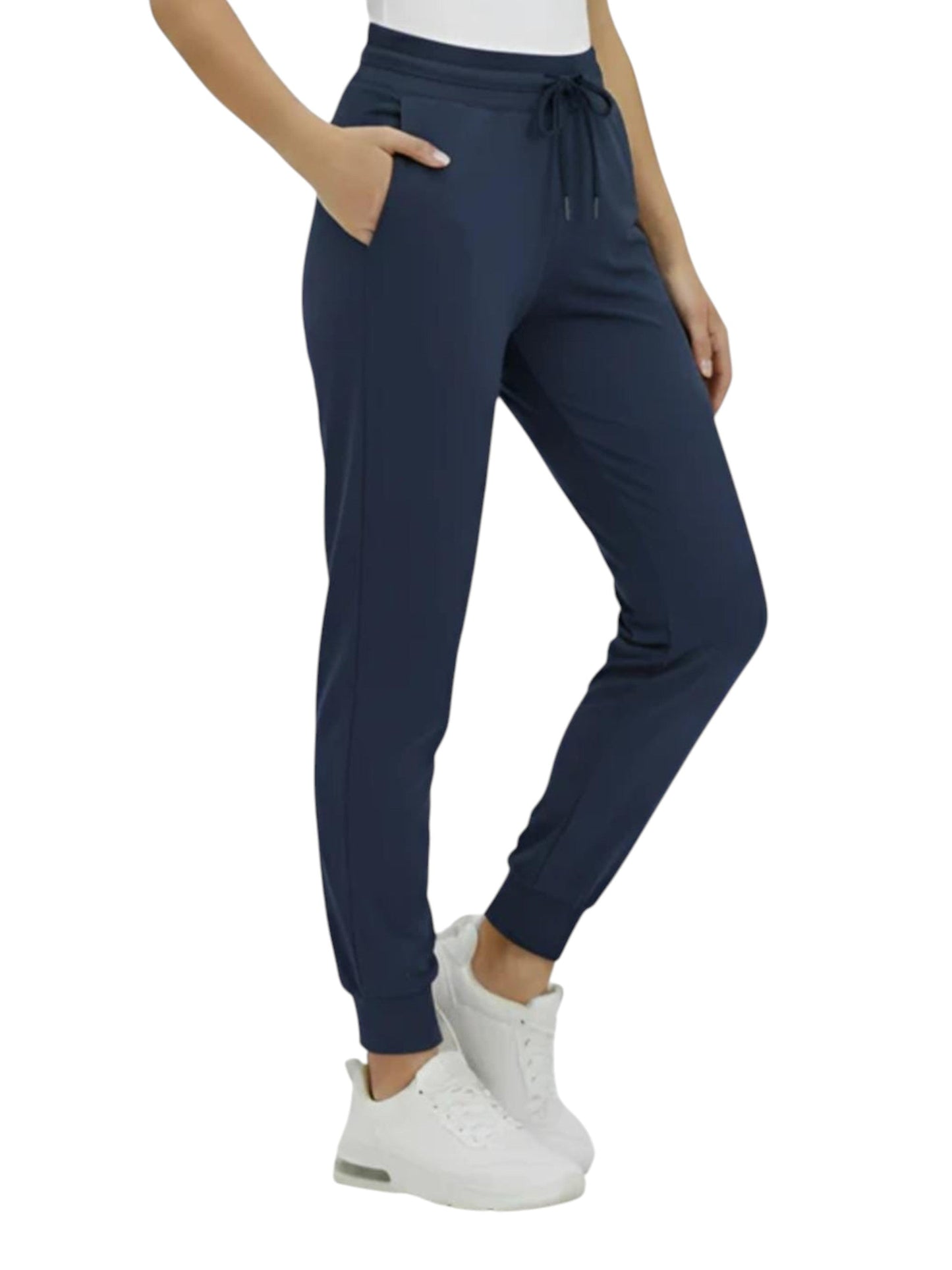 Women's Plain Sport Pant,Navy