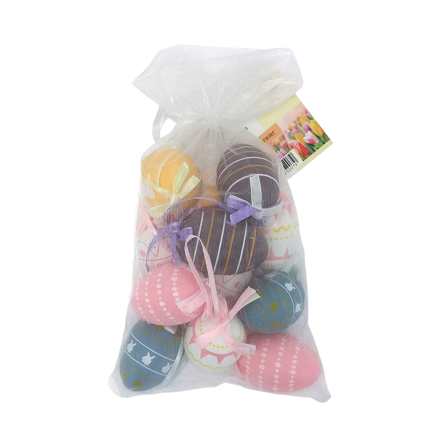 Easter Eggs On Ribbons