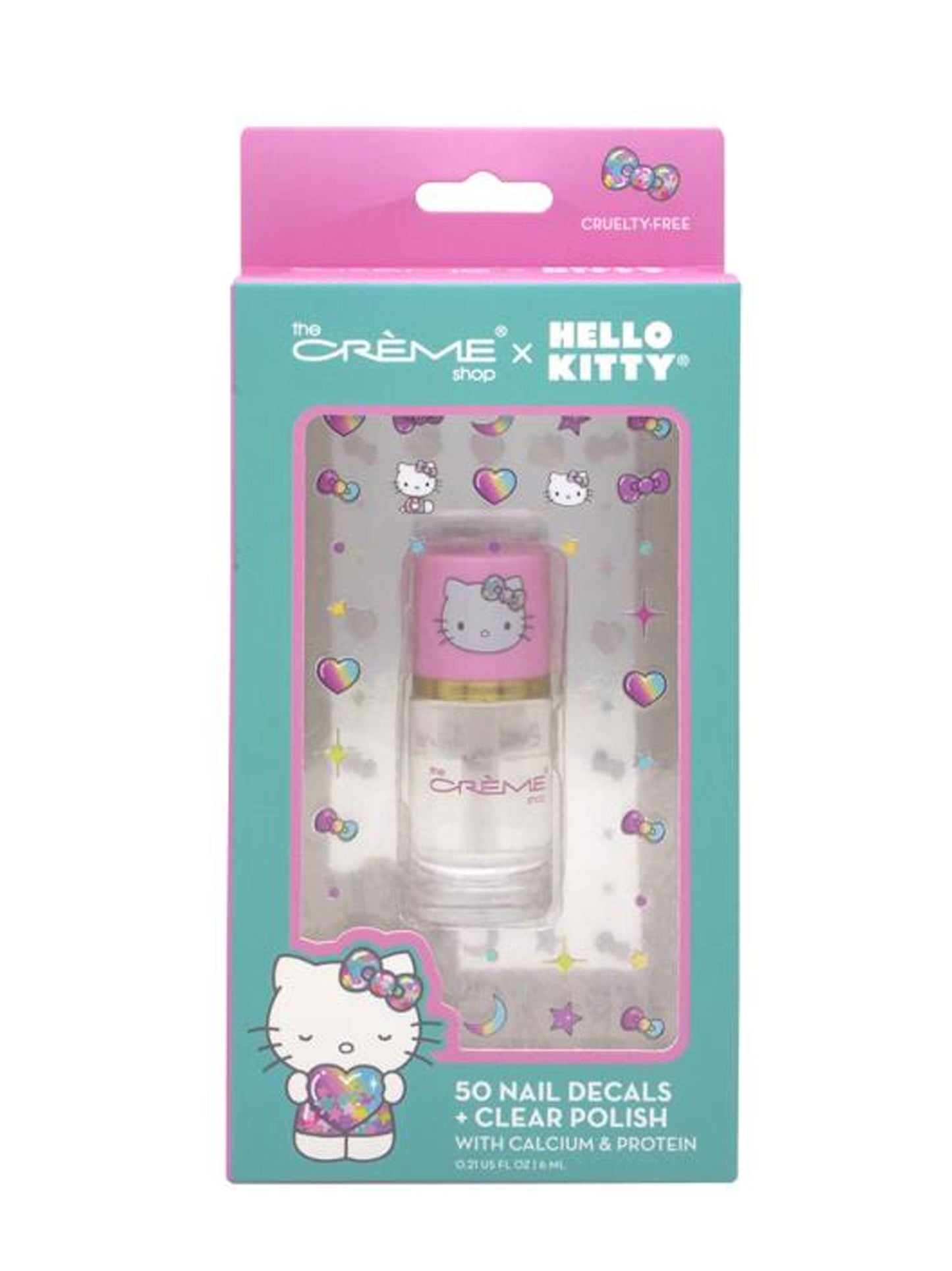 Nail Decals+Clear Polish