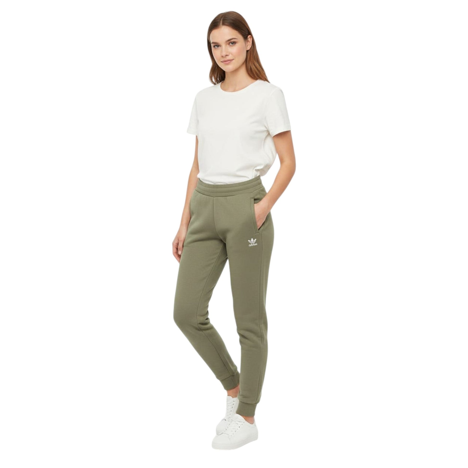 Women'sPlain Solid Pant,Olive