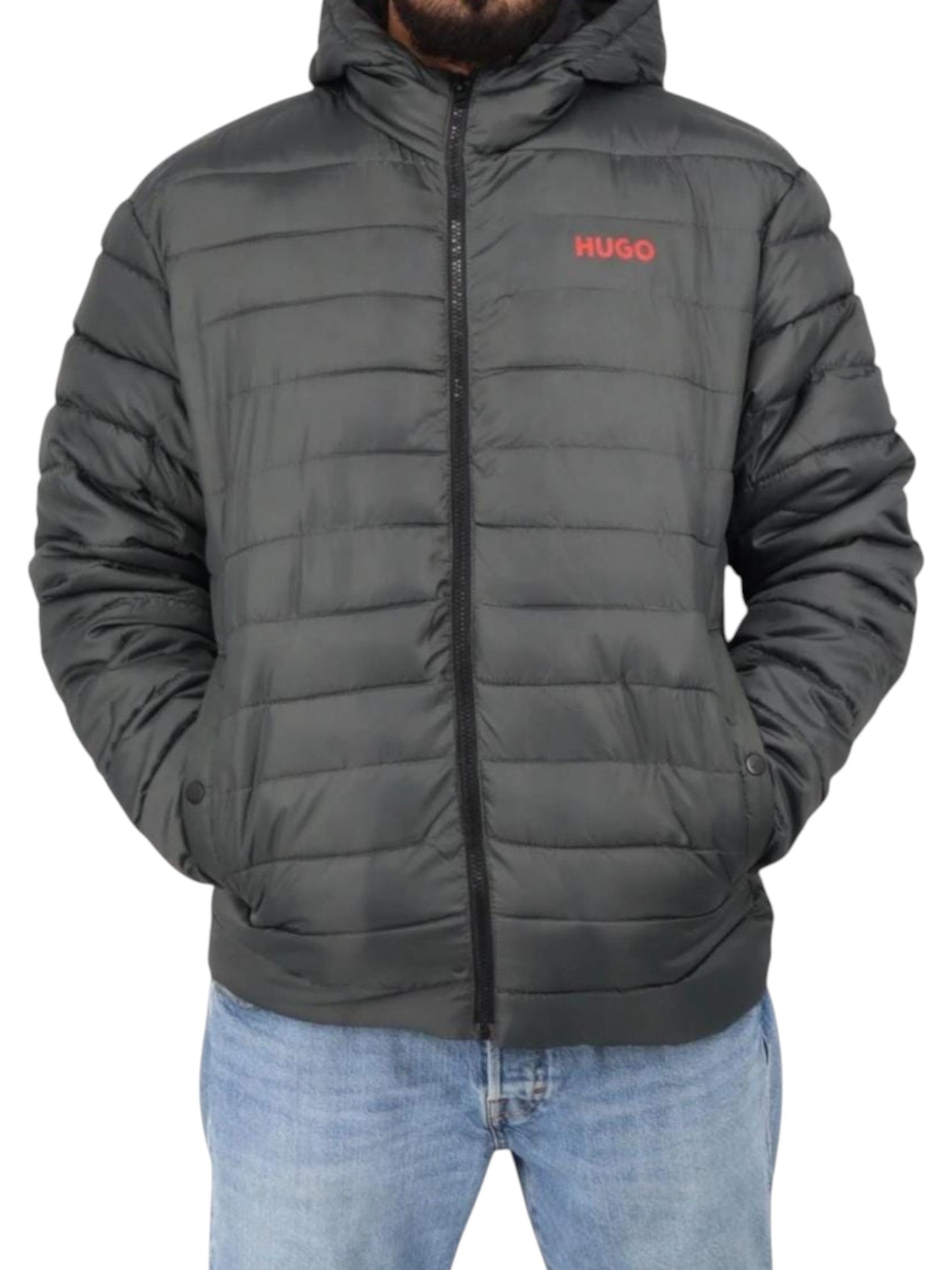 Men's Quilted Jacket,Black