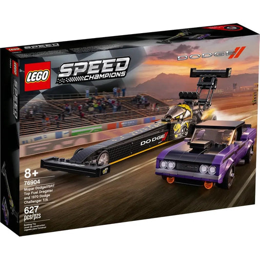 Lego Mopar Dodge//SRT Top Fuel Dragster and 1970 Dodge Challenger T/A (76904)