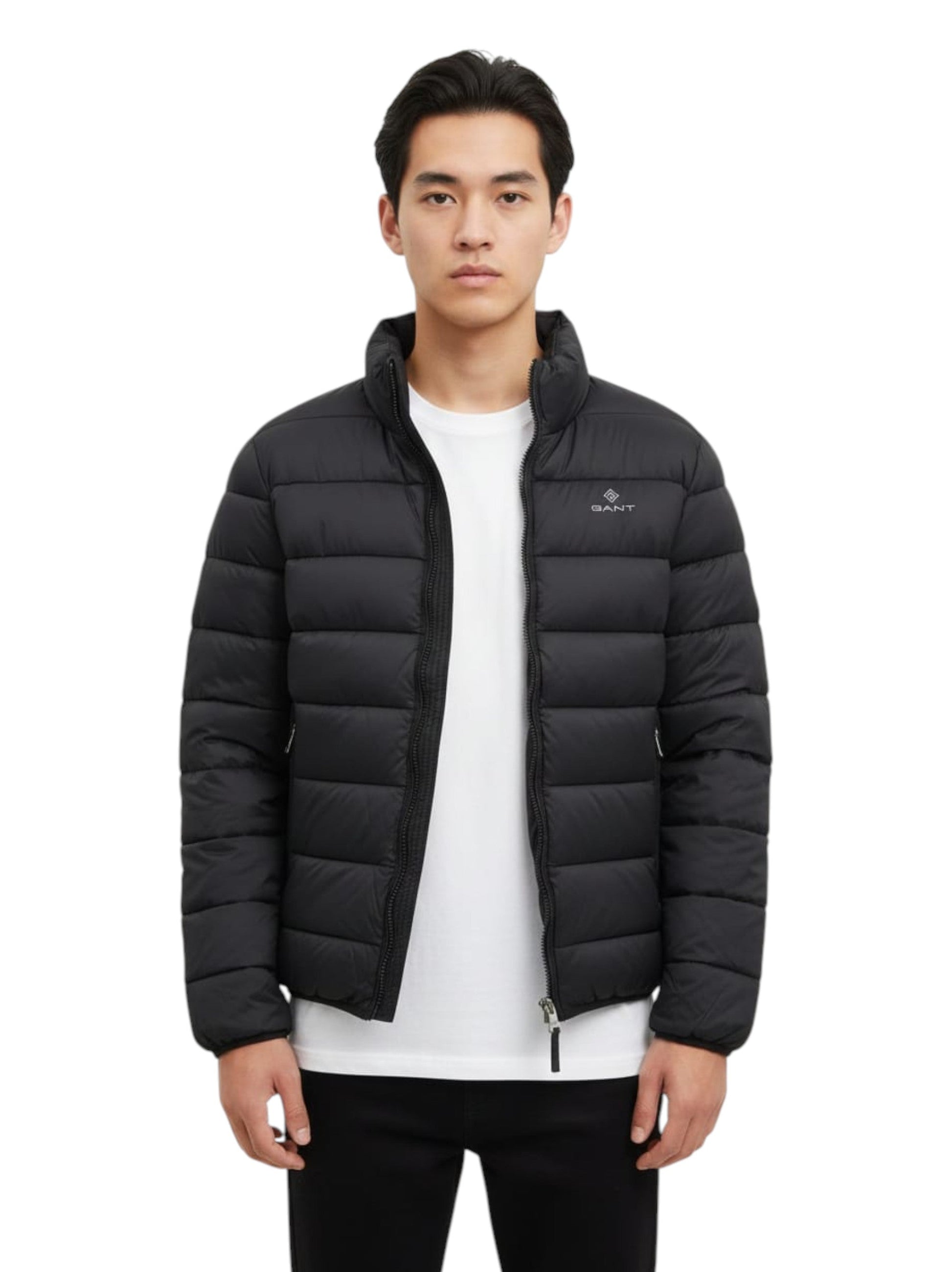 Men's Quilted Jacket,Black