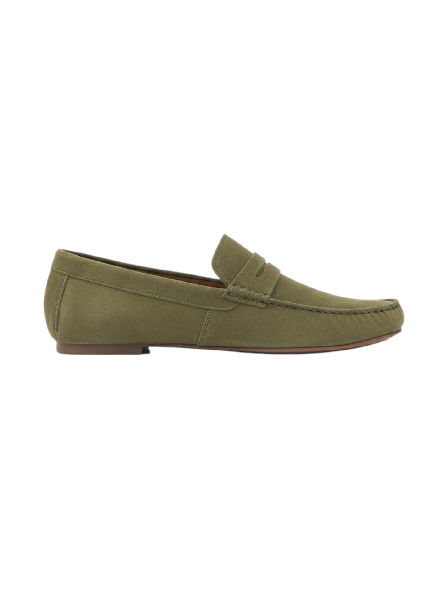 Men's Plain Shoes,Light Olive