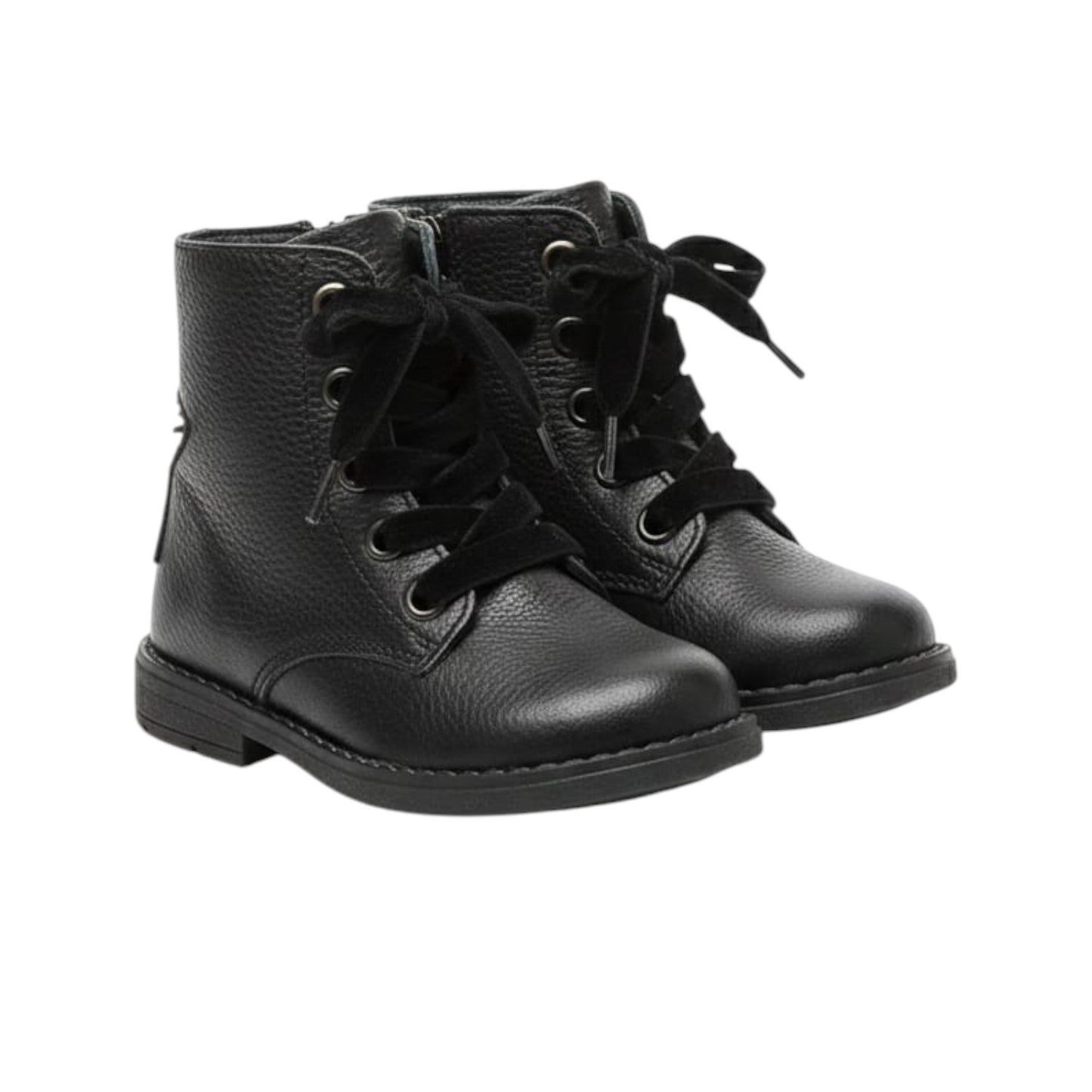 Kids Girl's Plain Ankle Boots,Black