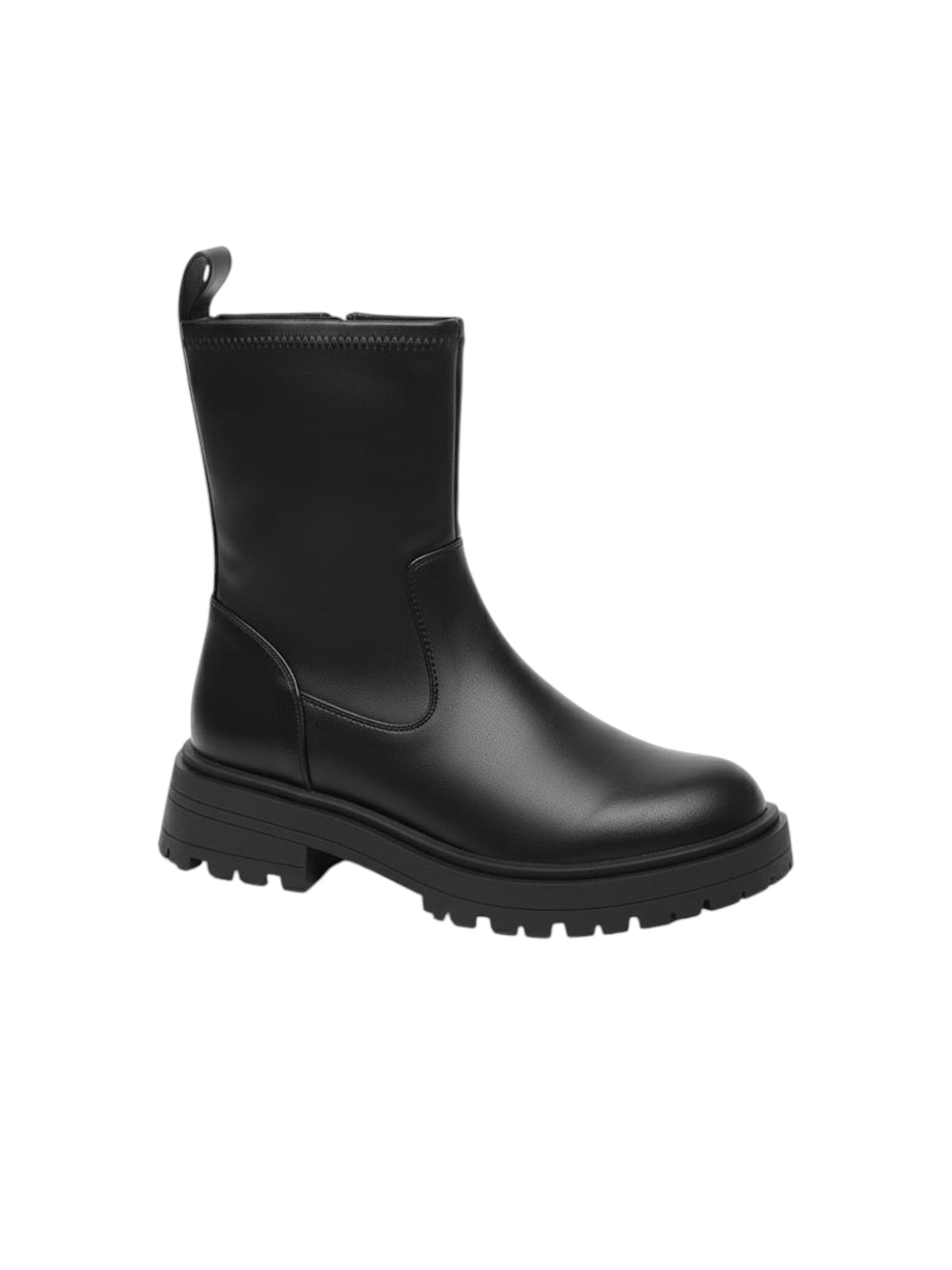 Women's Plain Ankle Boots,Black