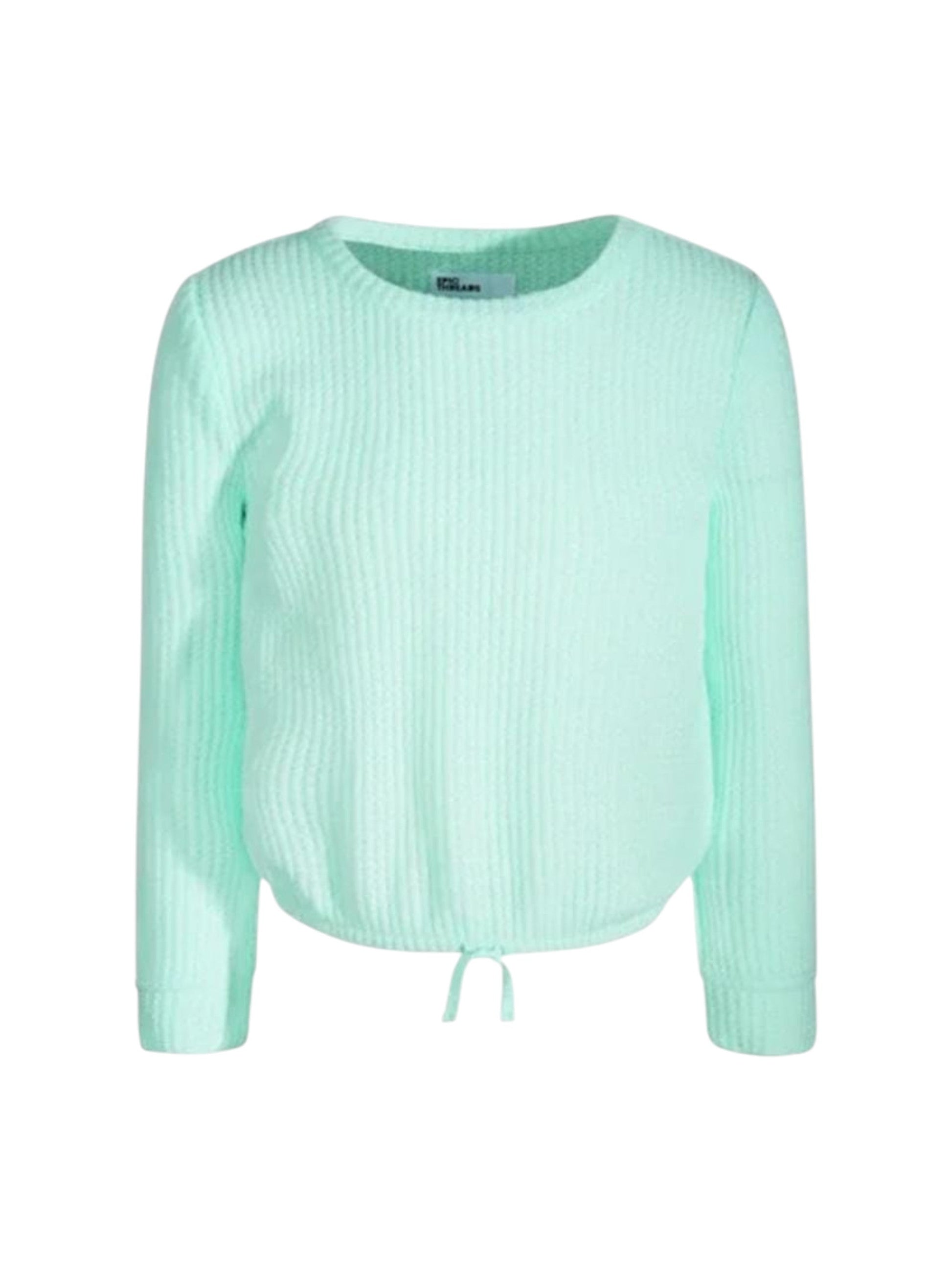 Kids Girl's Knitted Sweaters,Aqua
