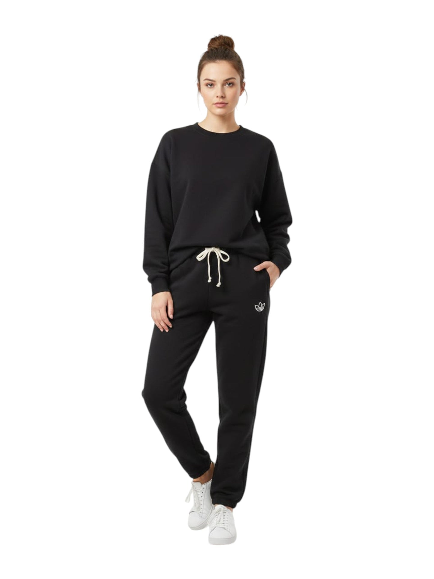 Women's Plain Sport Pant,Black