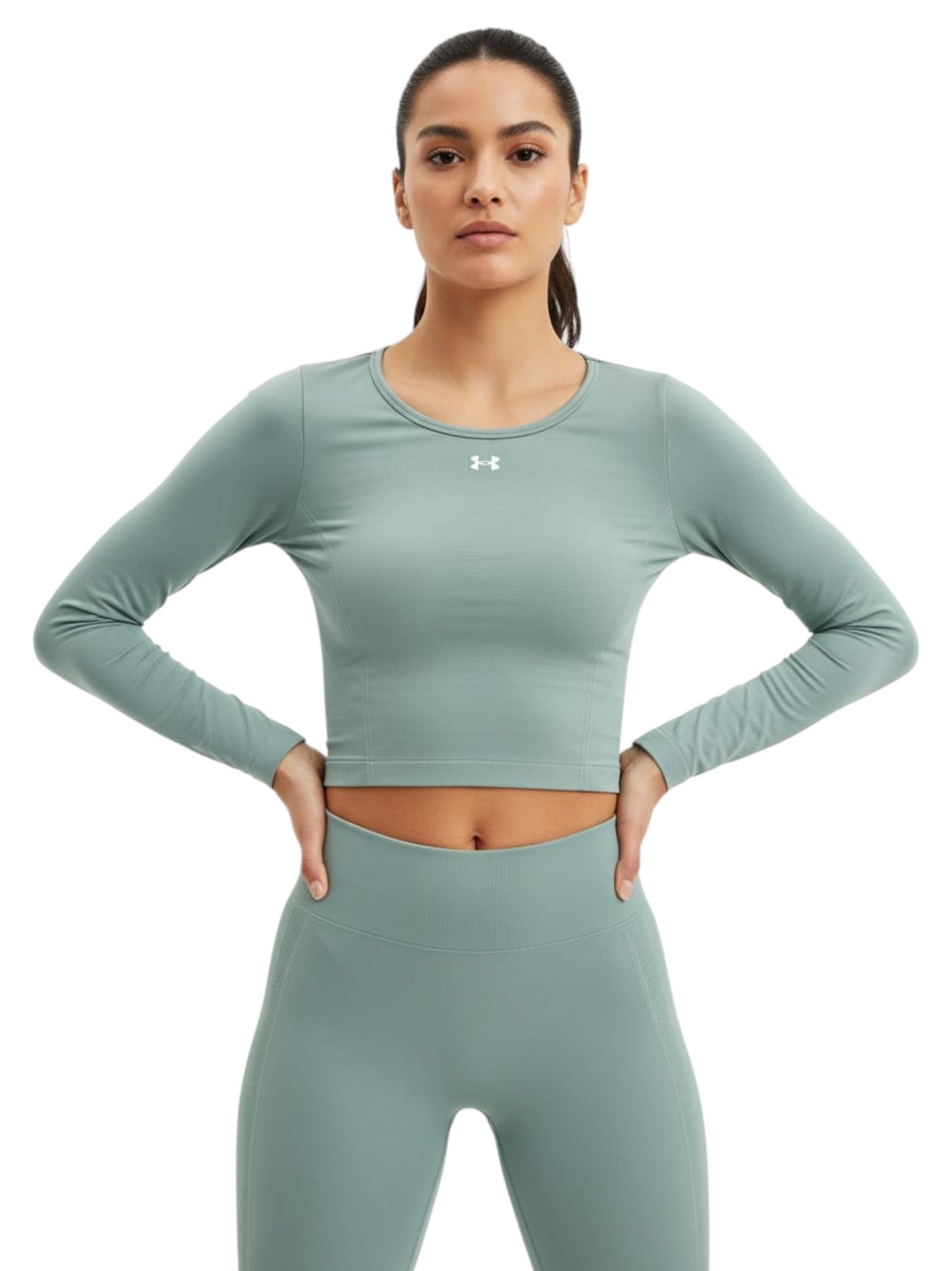 Women's Plain Sport Top,Green