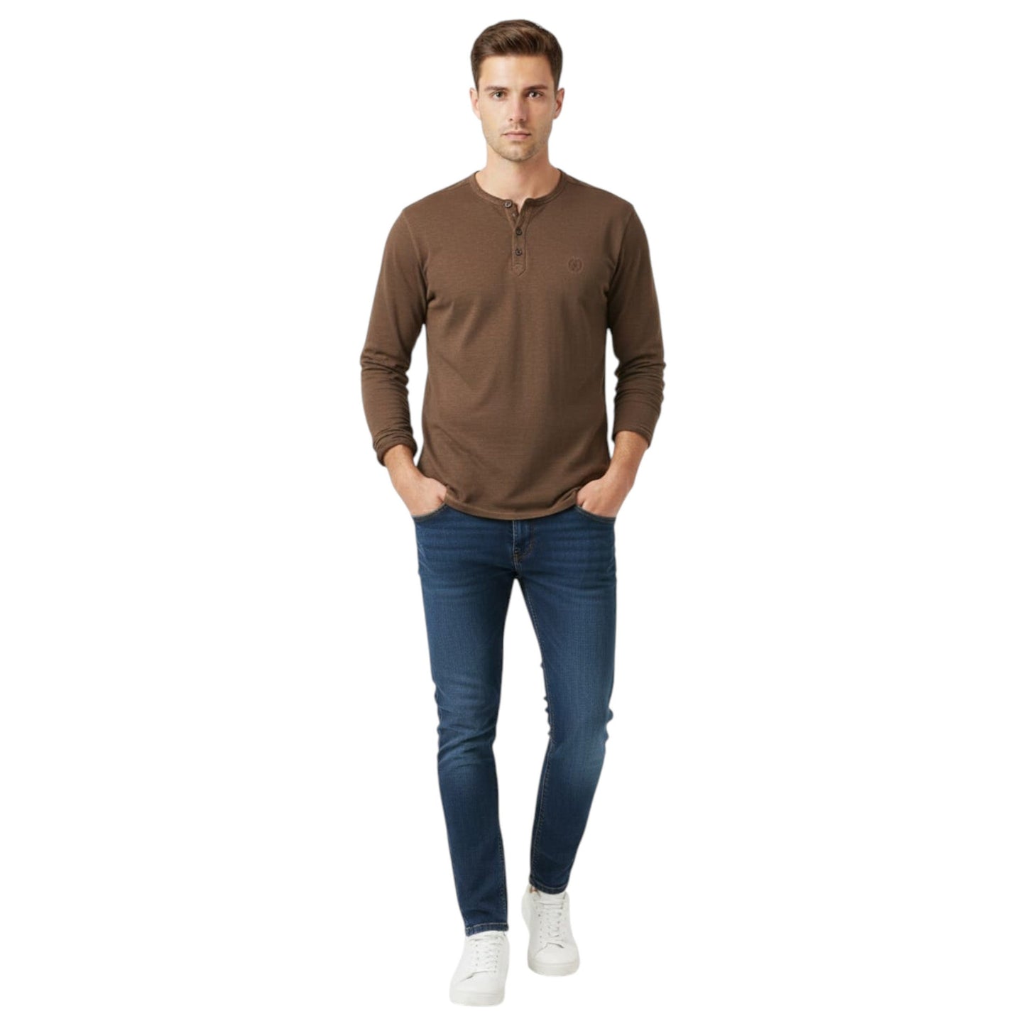 Men's Heather Top,Olive