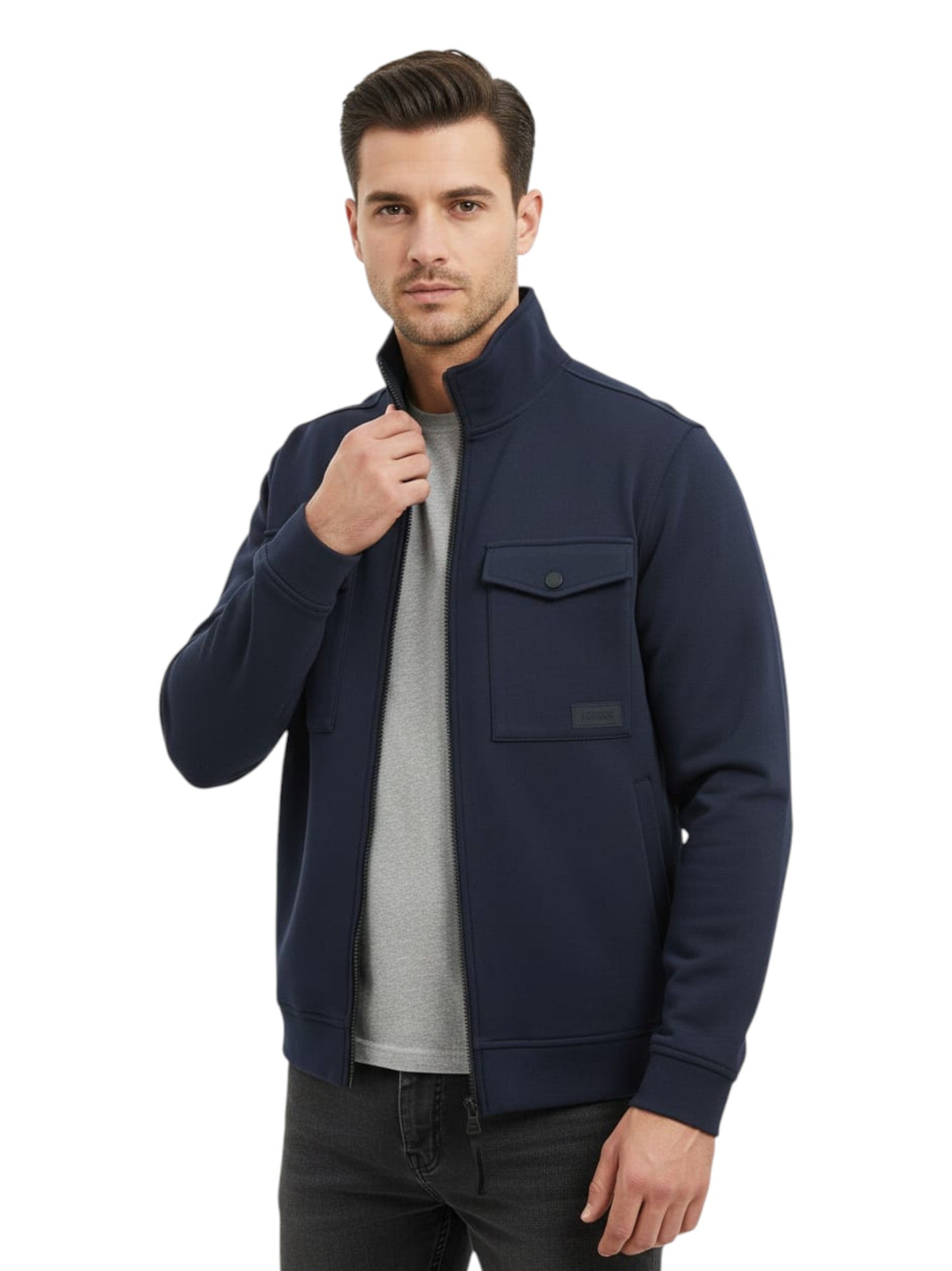 Men's Plain Sweaters,Navy