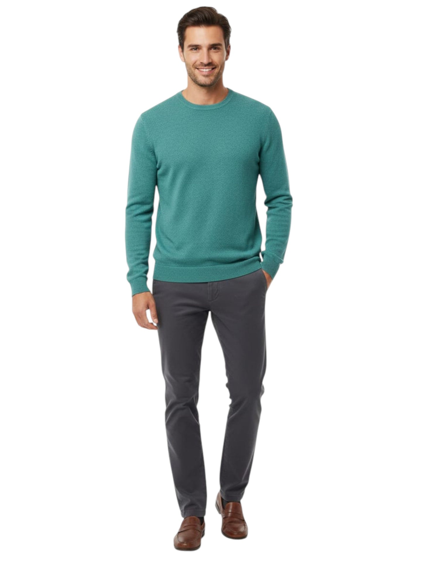 Men's Knitted Sweaters,Light Green