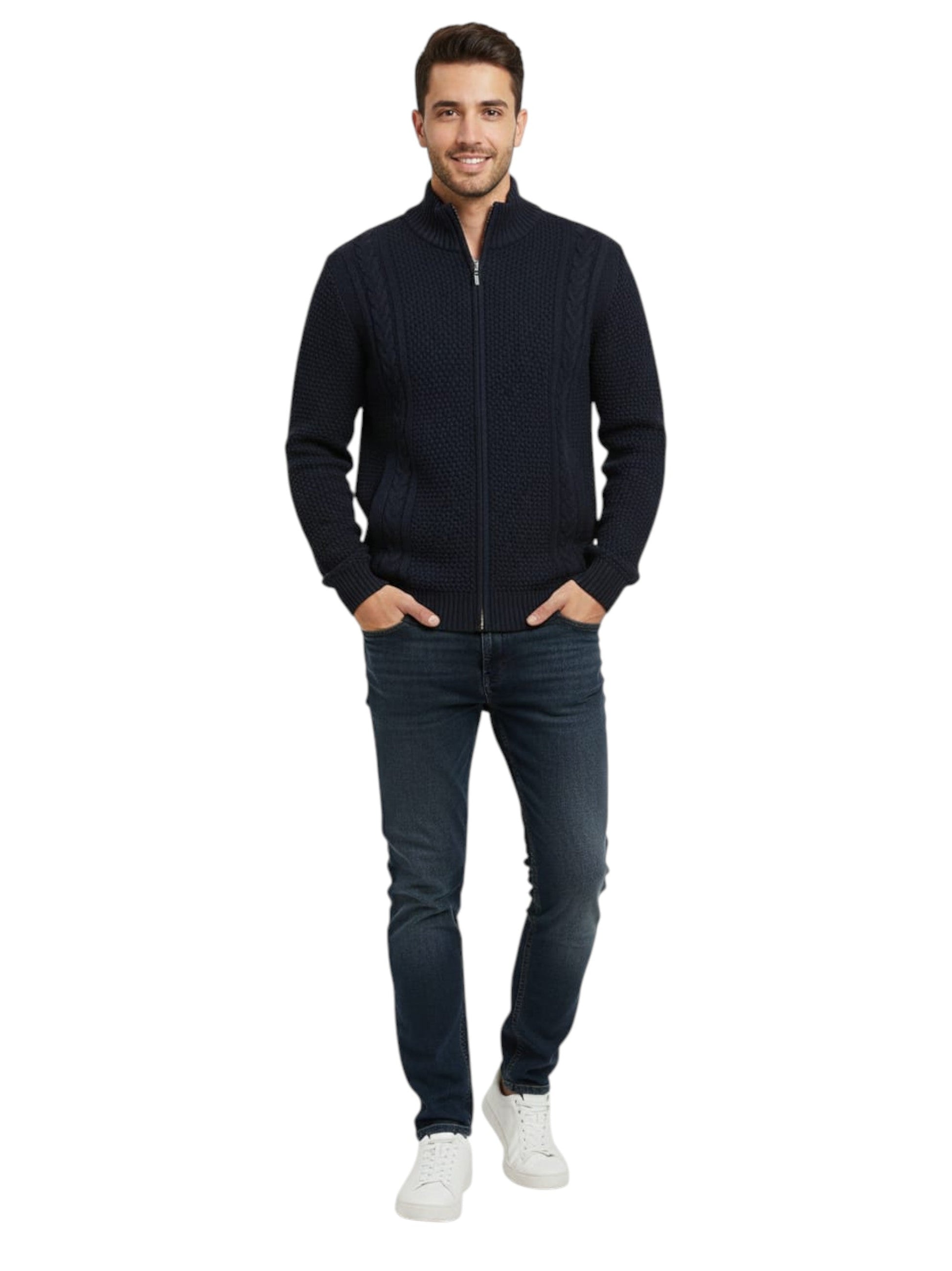 Men's Knitted Sweaters,Navy