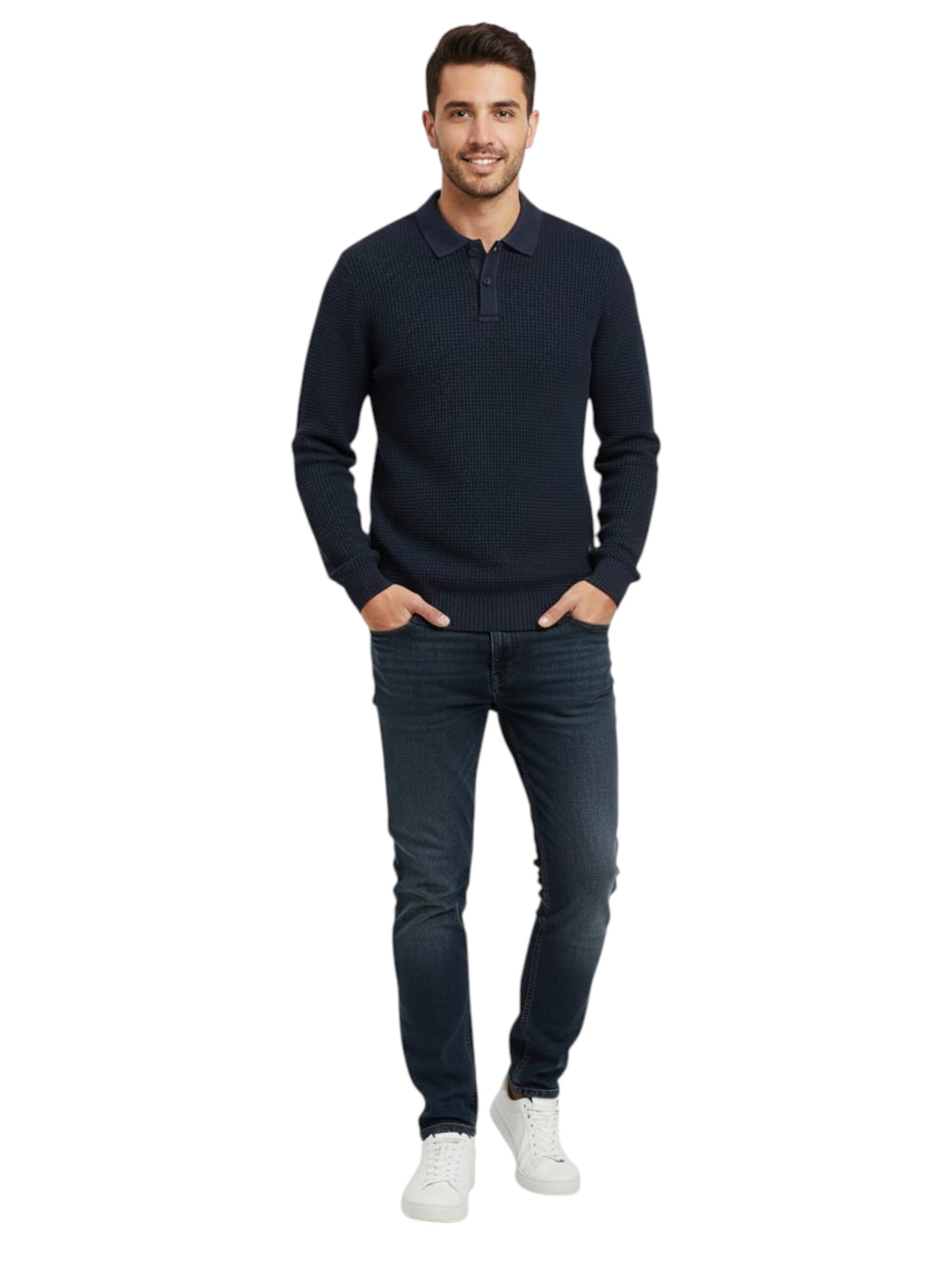 Men's Knitted Sweaters,Navy