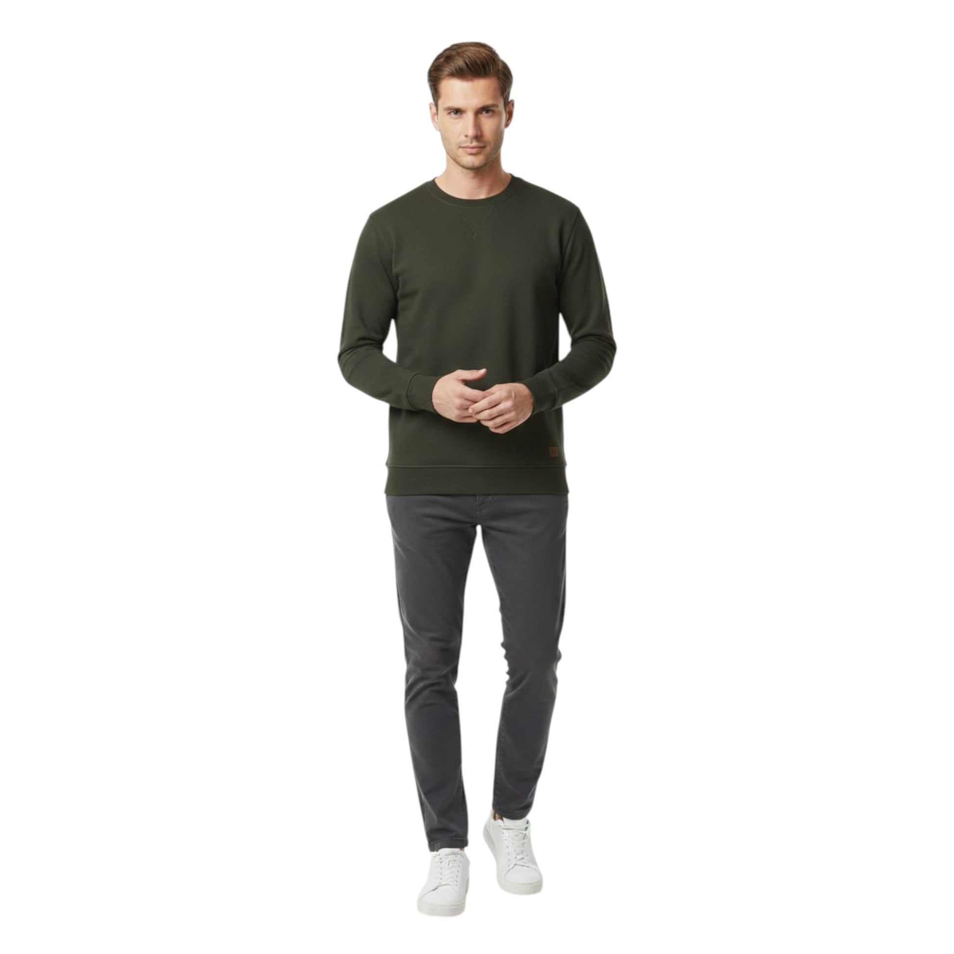 Men's Textured Top,Olive