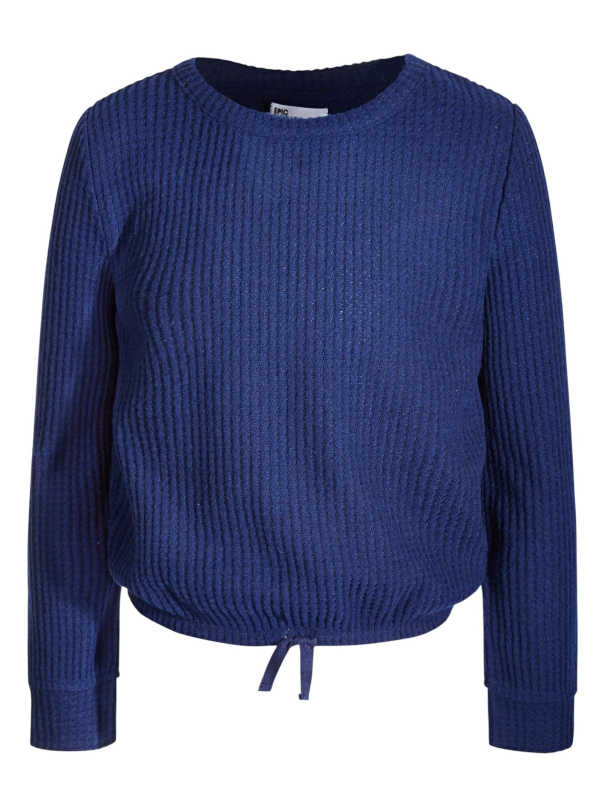 Kids Girl's Ribbed Top,Navy