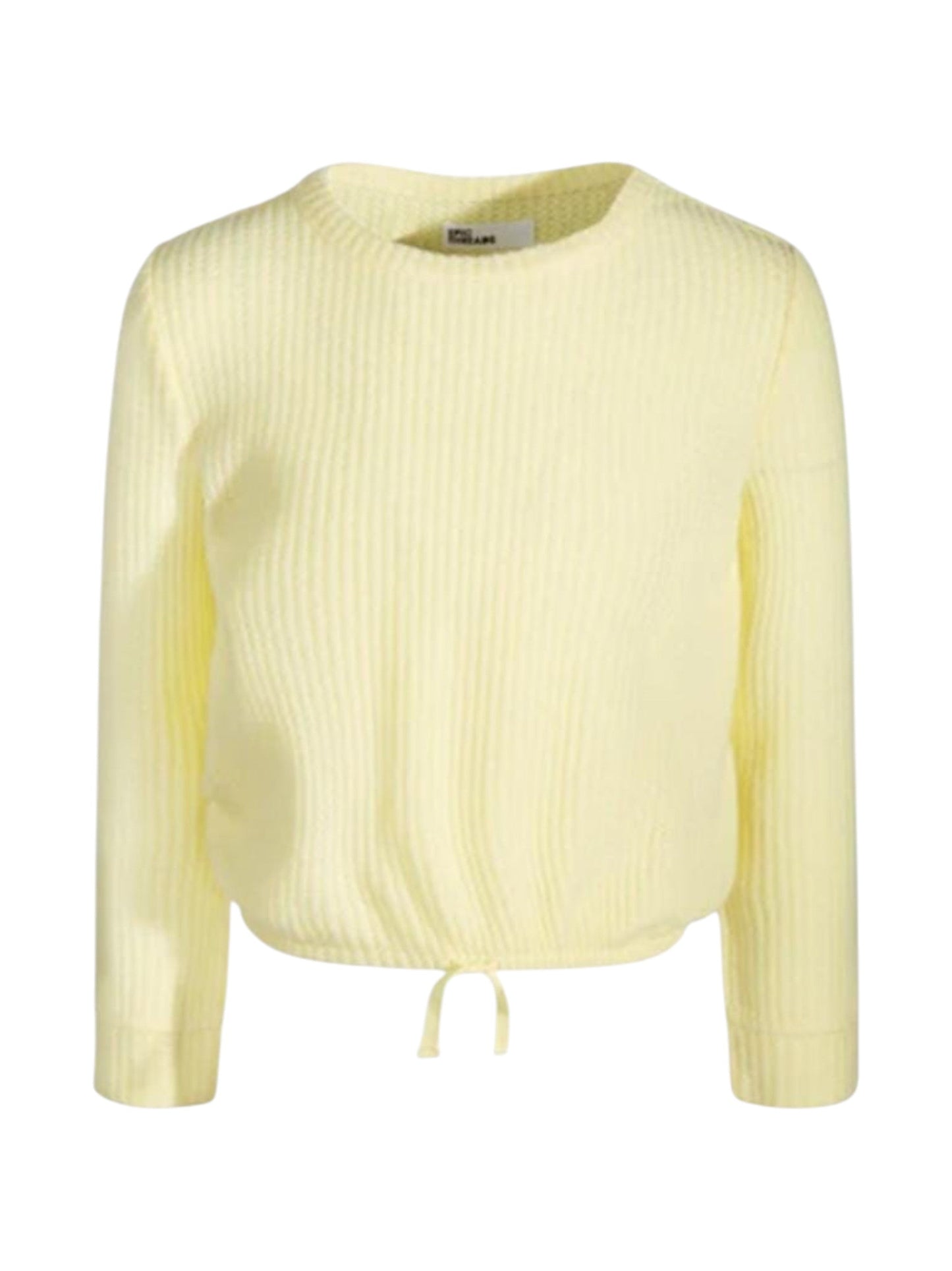 Kids Girl's Ribbed Top,Yellow