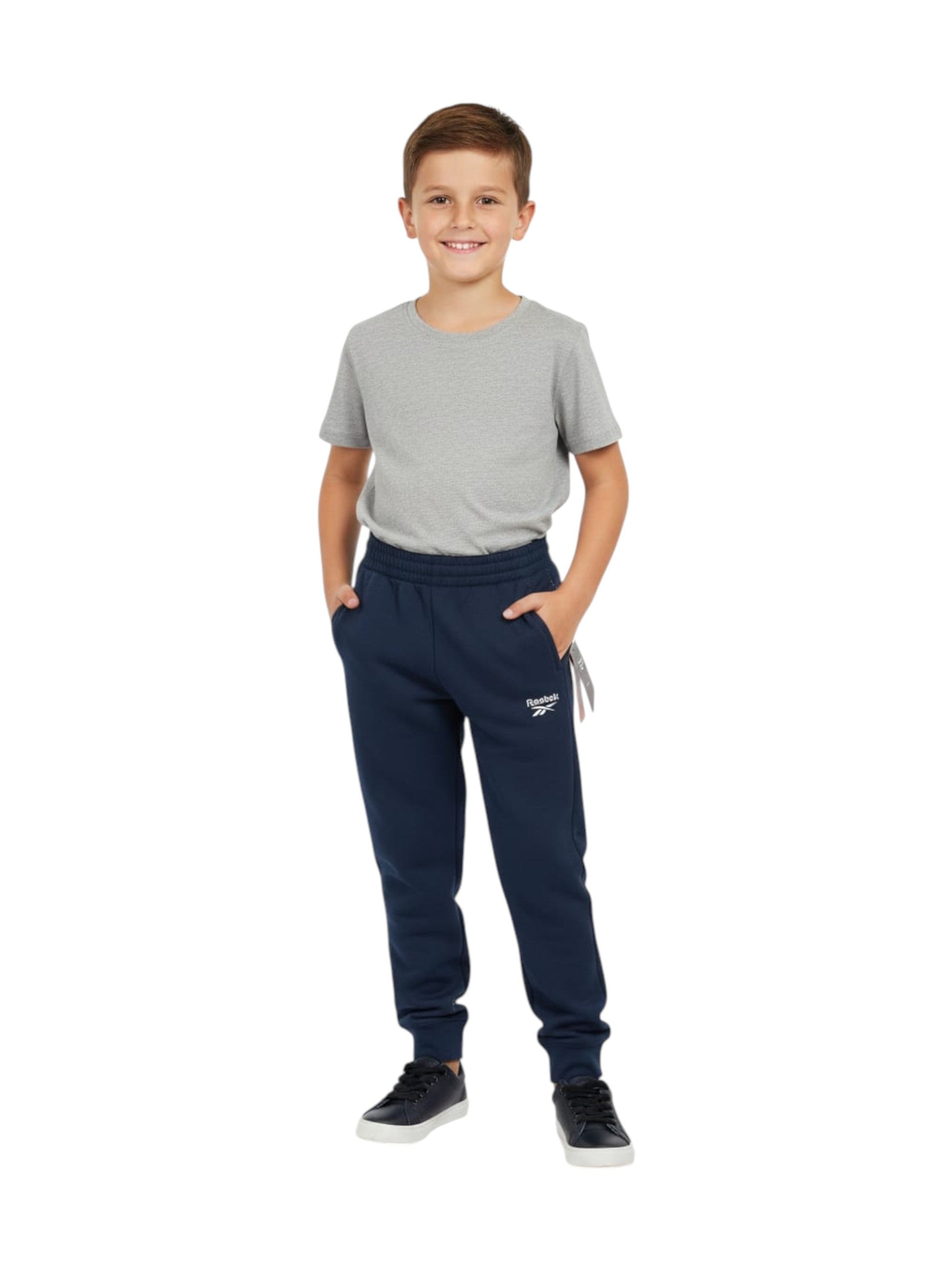 Kids Boy's Plain Solid Pant,Navy
