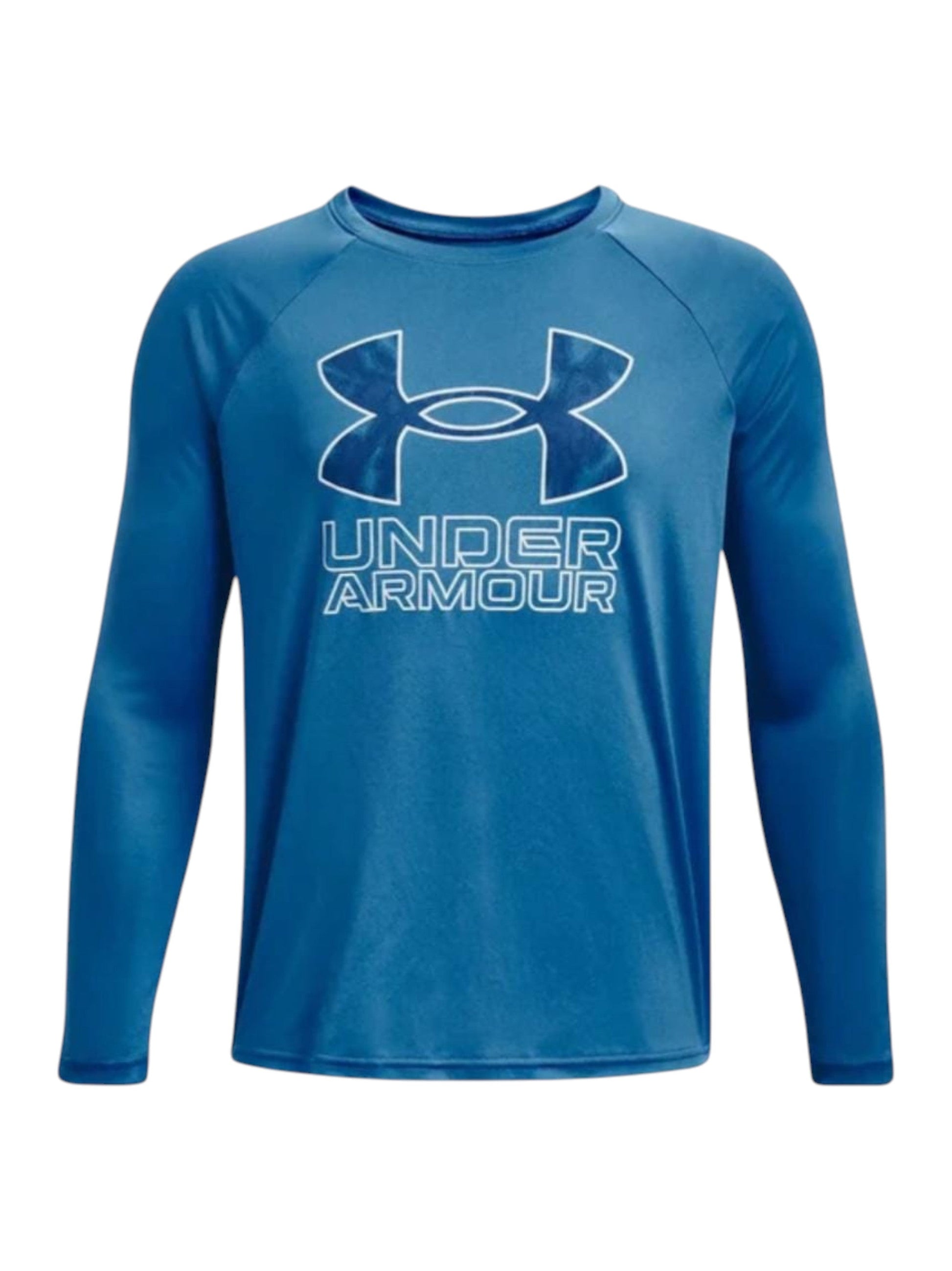 Kid's Boy's Brand Logo Printed Sport Top,Blue