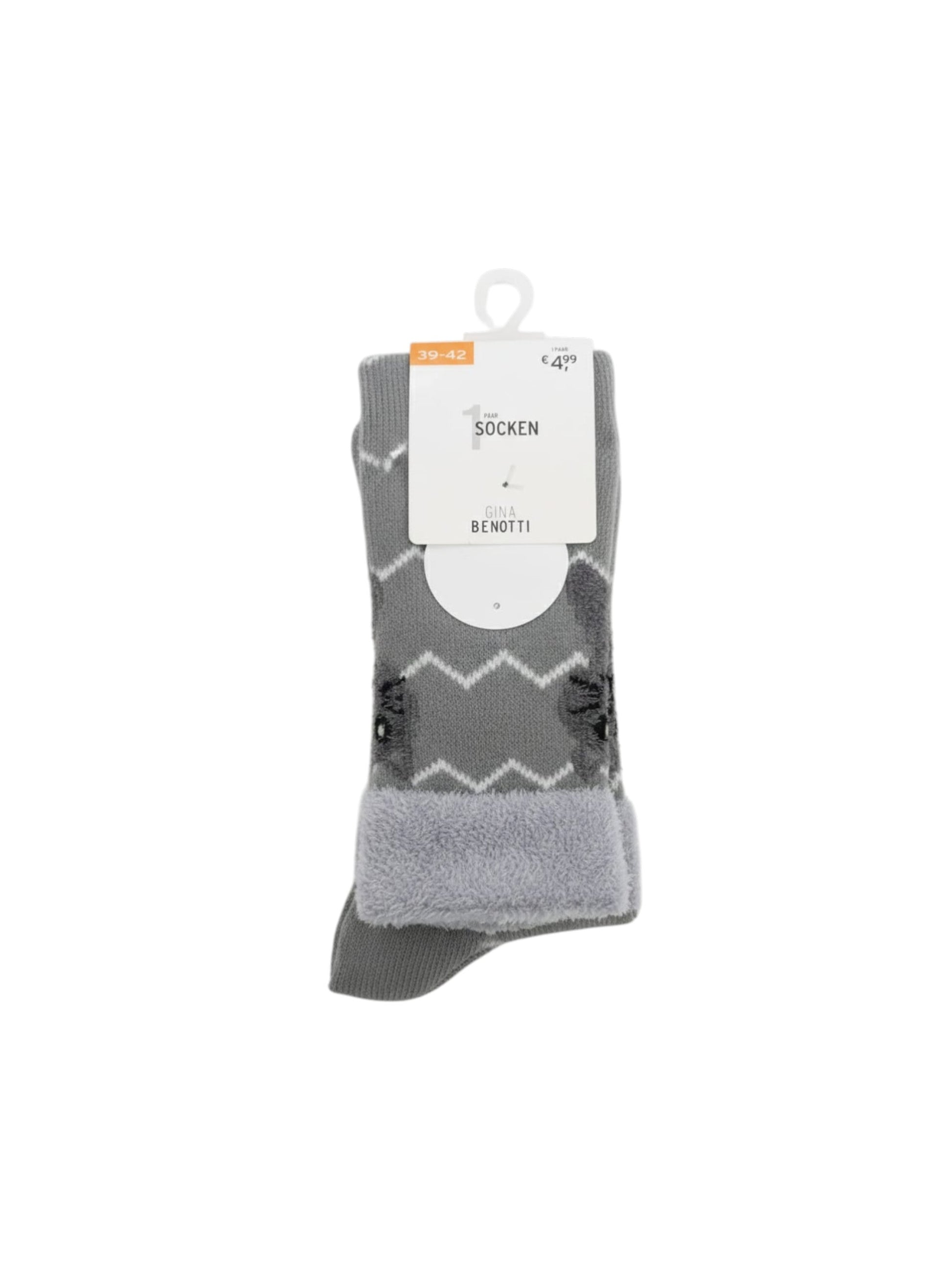 Women's Knitted Socks,Light Grey
