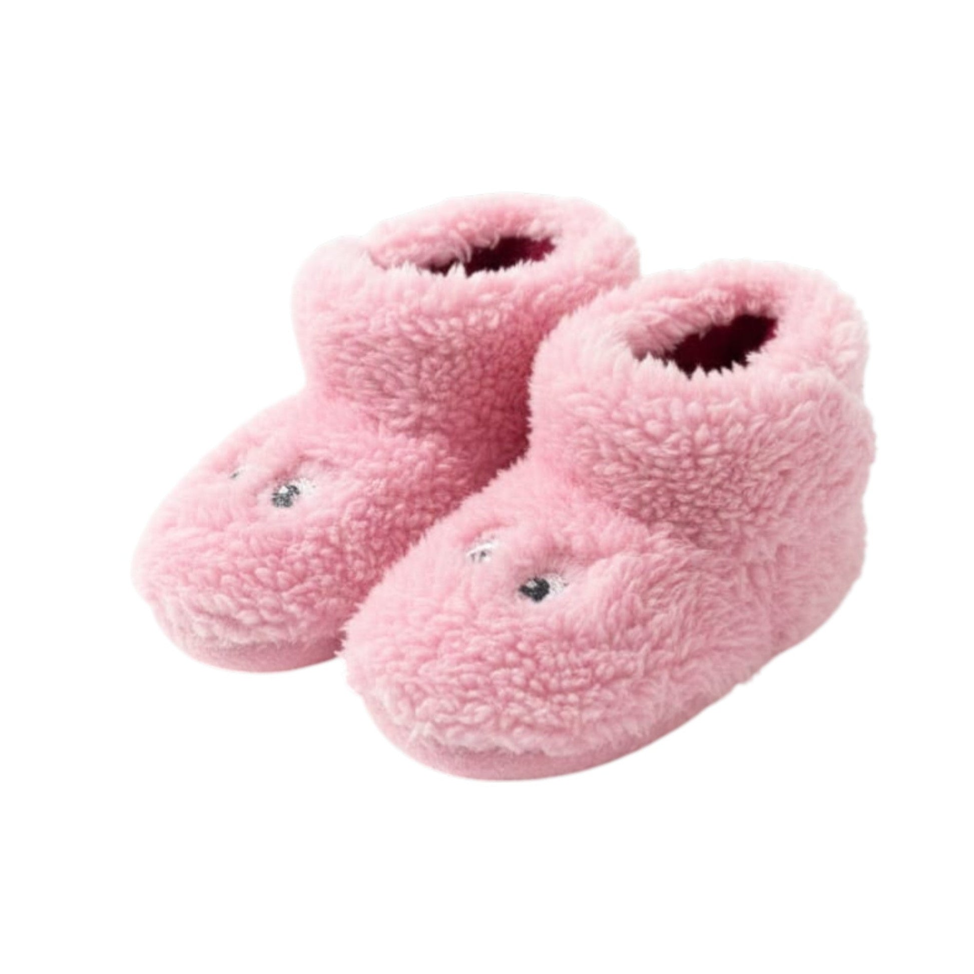 Kids Girl's Faux Fur Socks,Pink