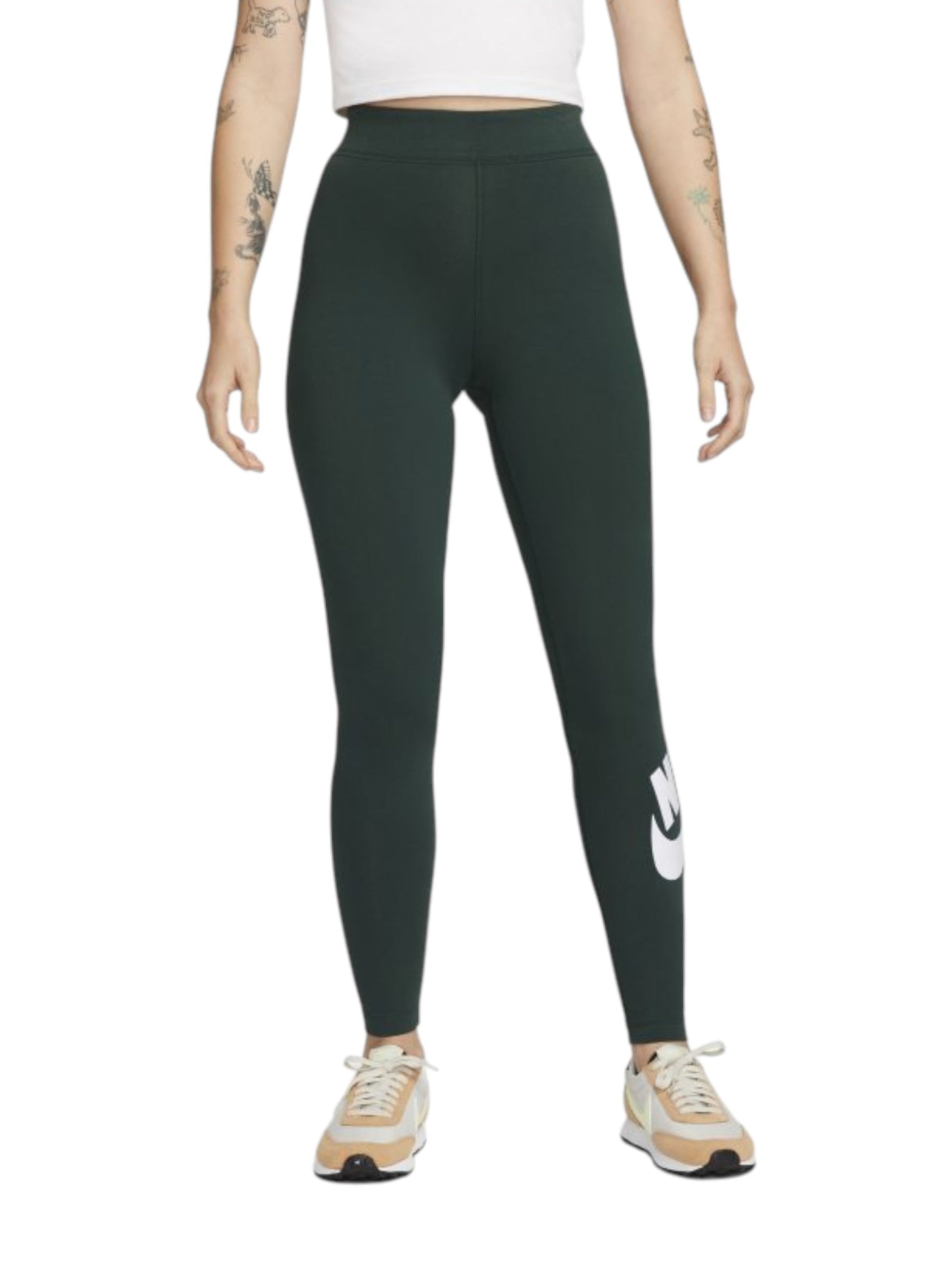 Women's Brand Logo Printed Legging,Green