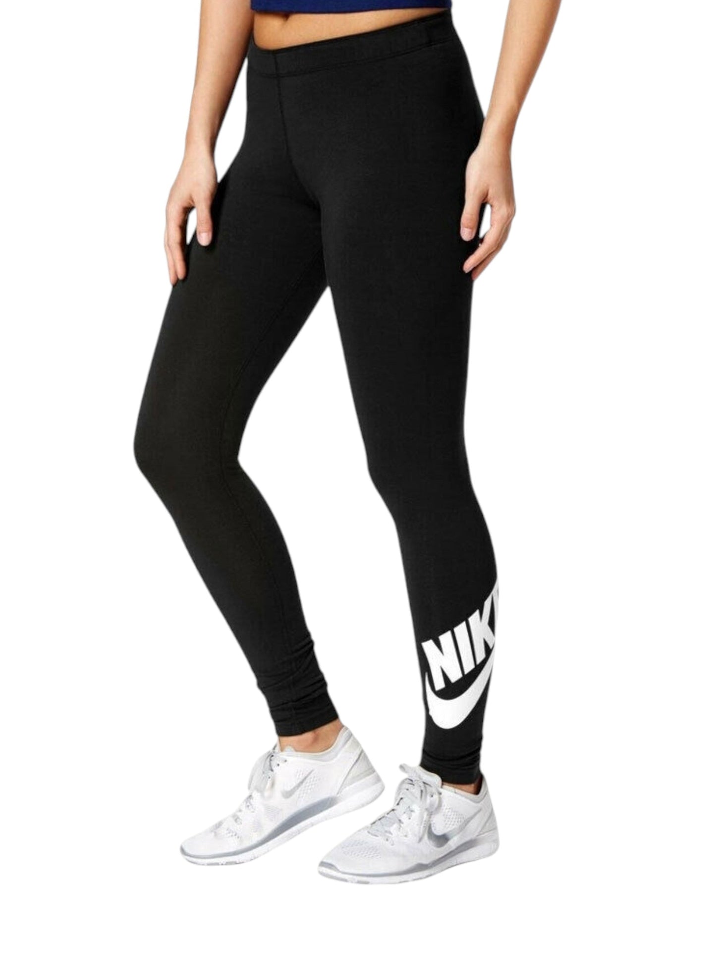 Women's Brand Logo Printed Legging,Black