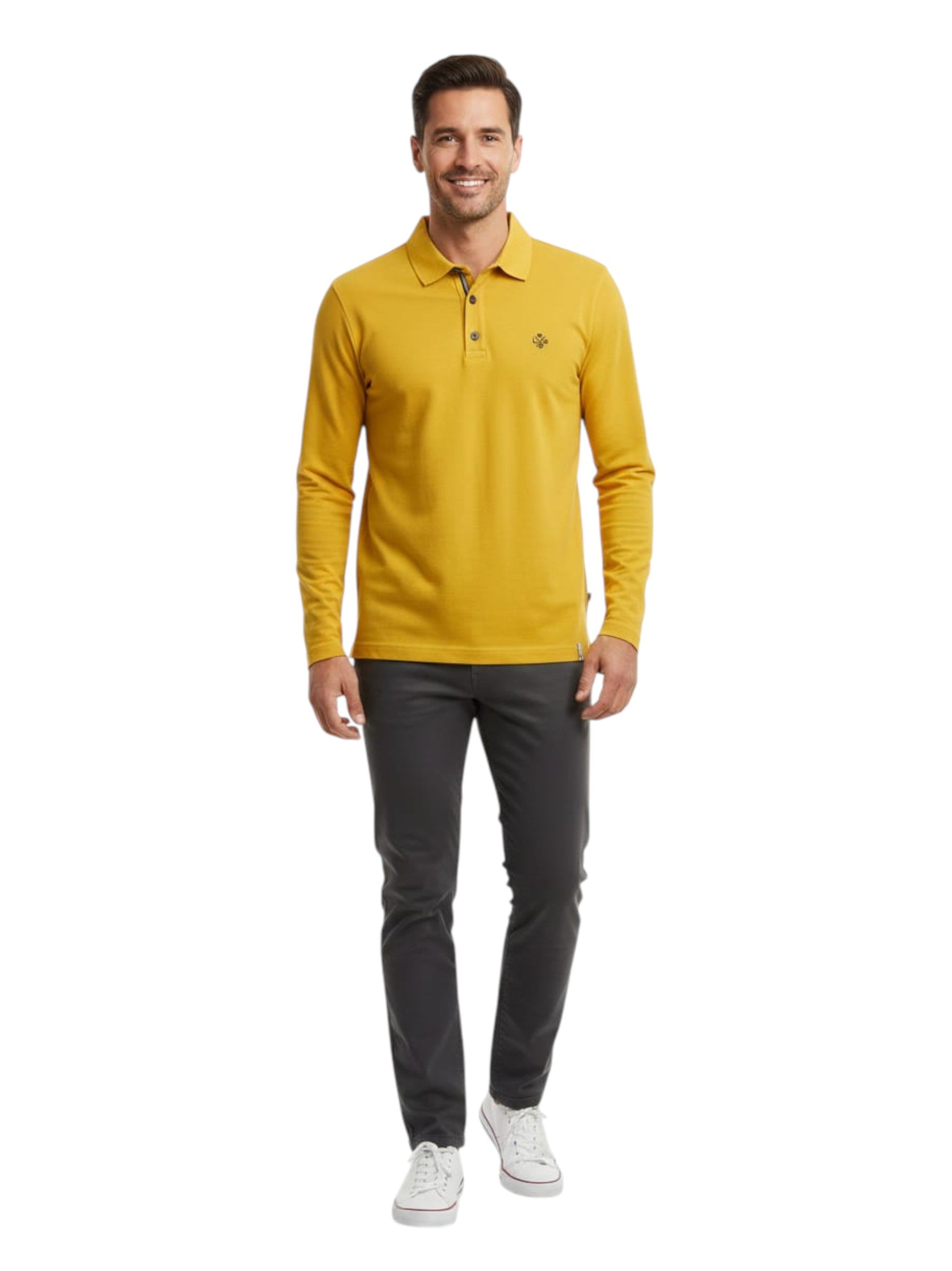 Men's Plain Solid Sweaters,Yellow