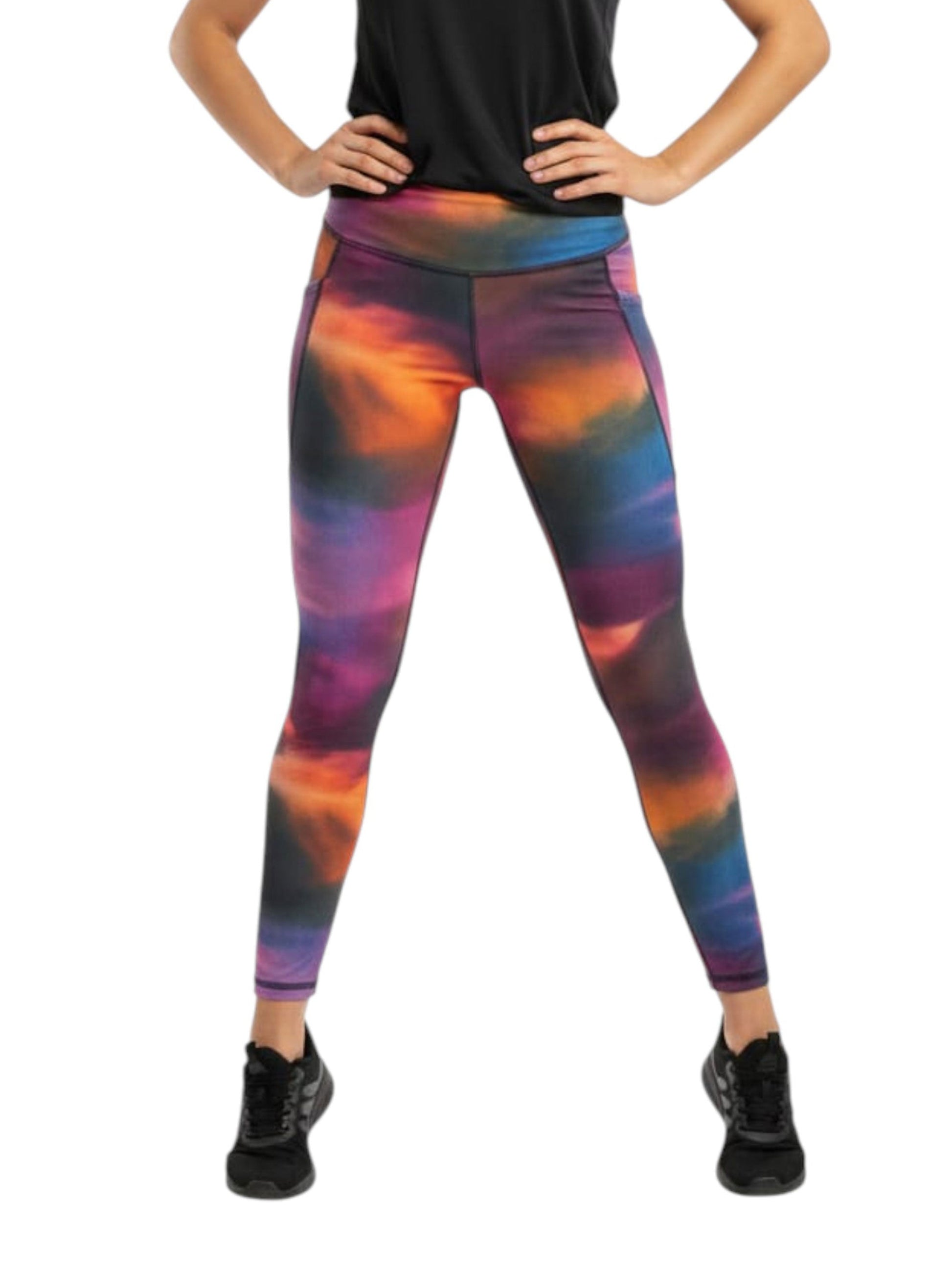 Kids Gril's Colorblocked Legging,Multi