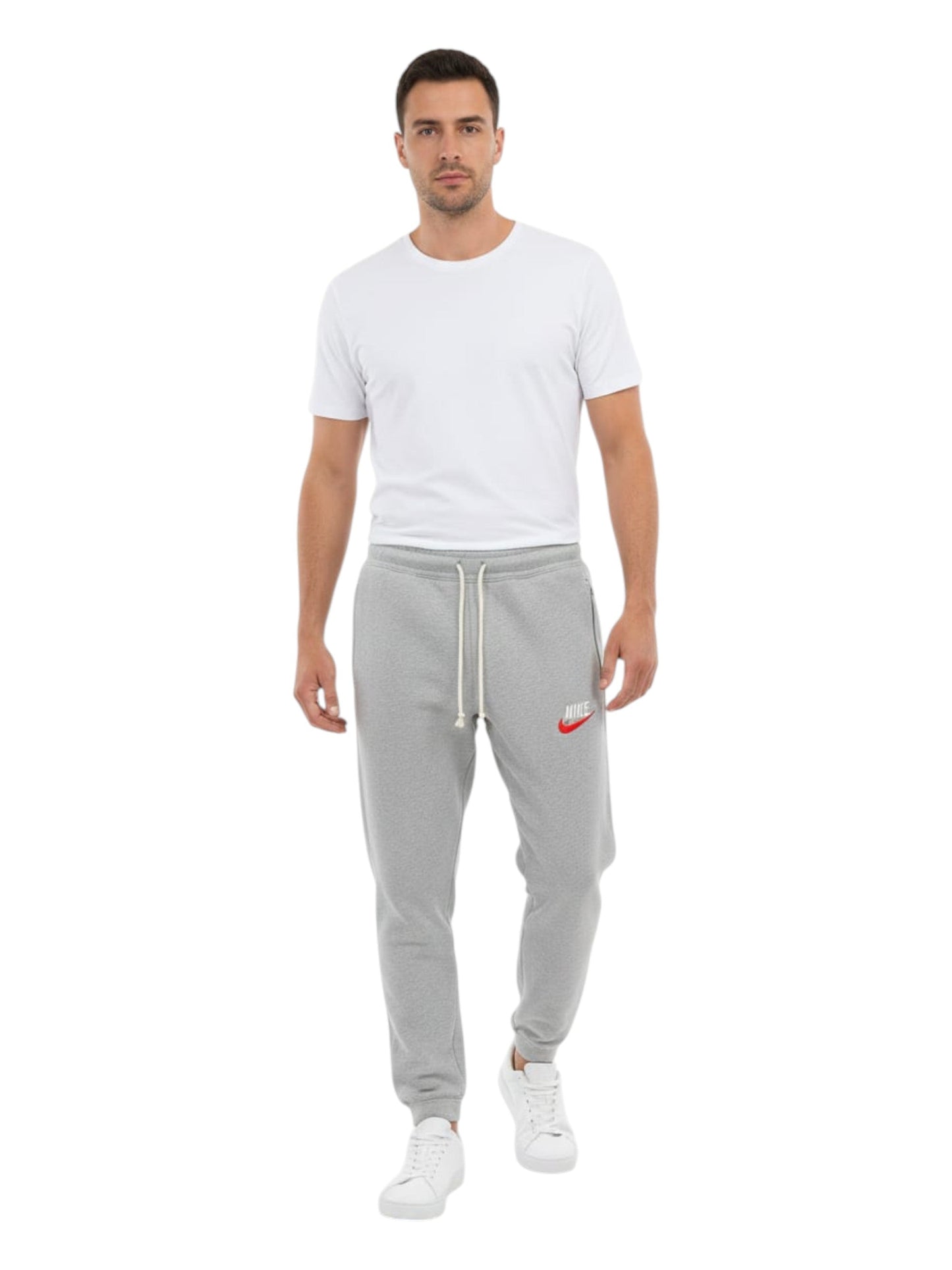 Men's Brand Logo printed Pant,Light Grey