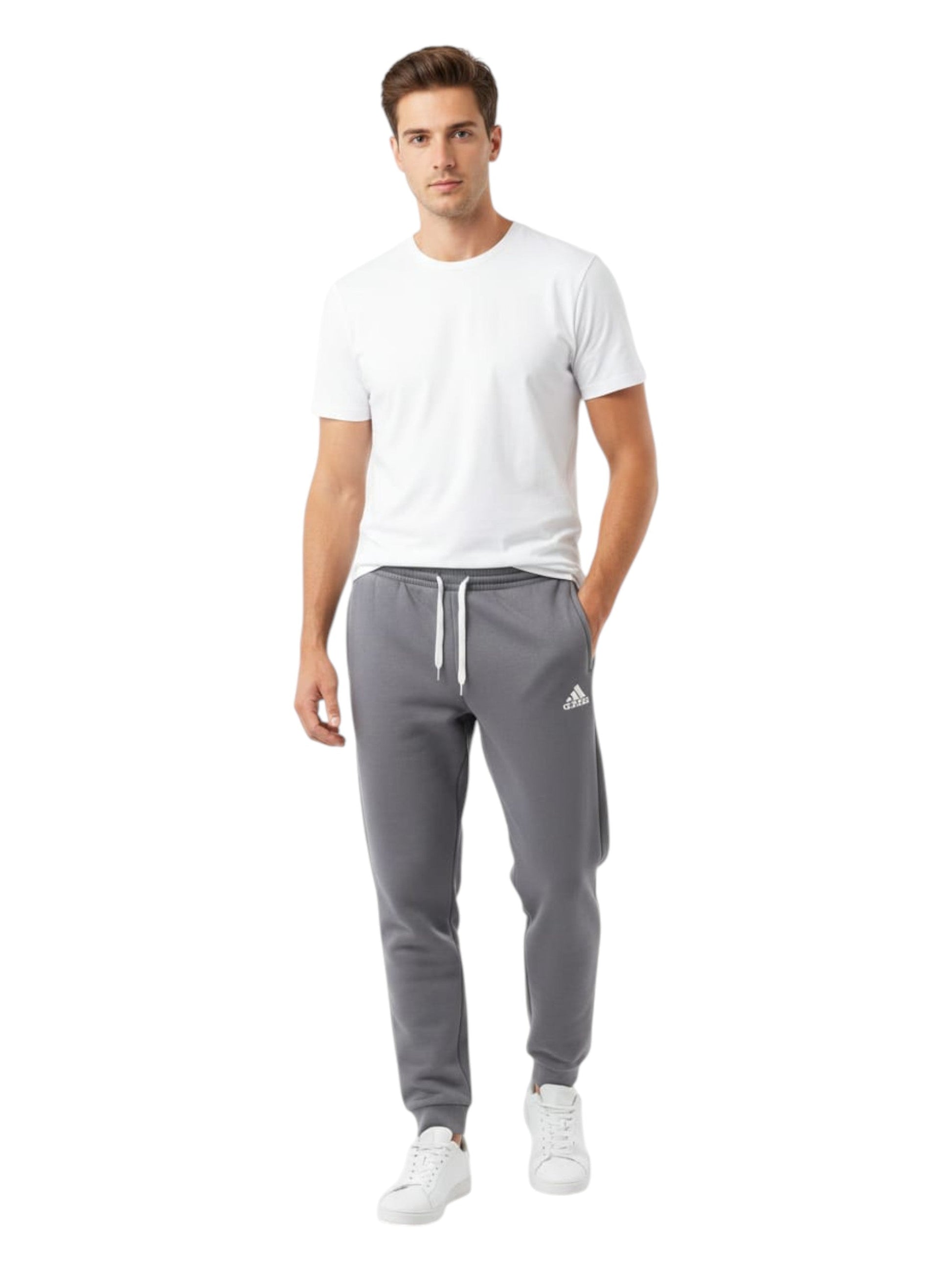 Men's Plain Solid Pant,Grey