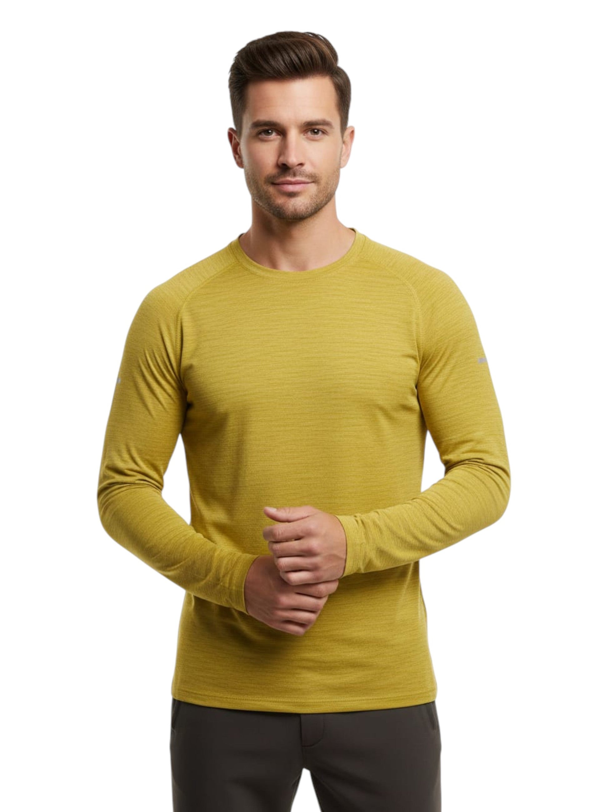 Men's Heather Sport Top,Yellow