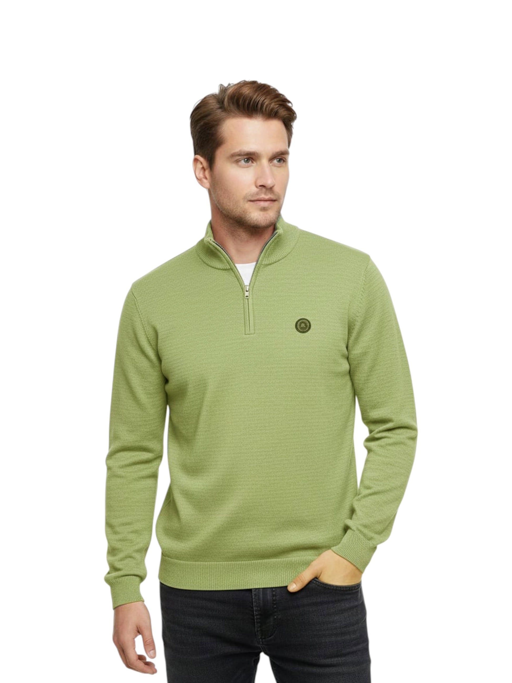 Men's Plain Solid Sweaters,Light Yellow