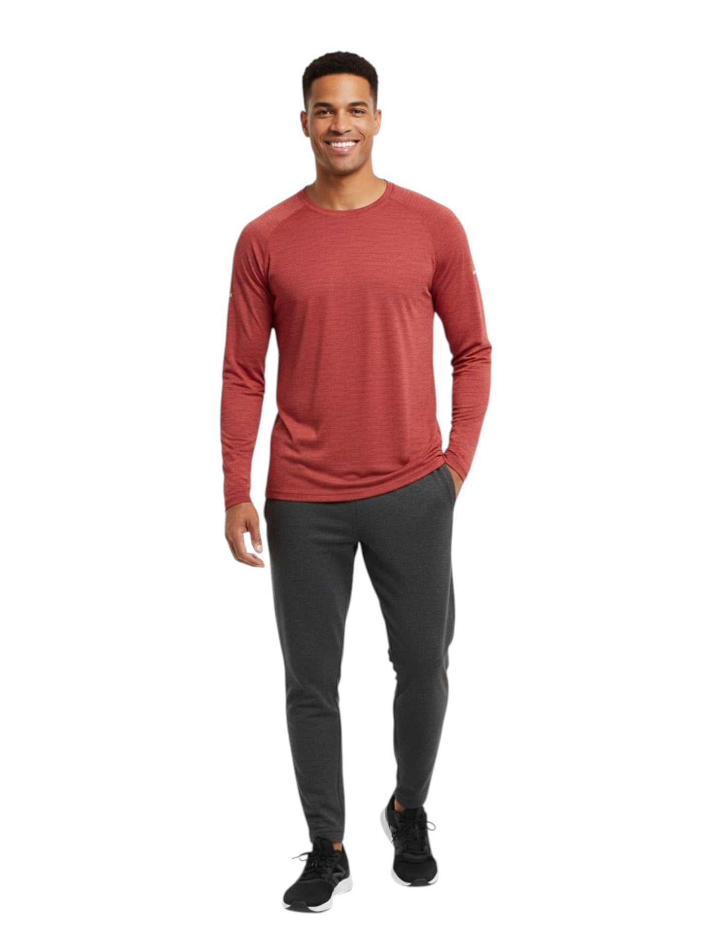 Men's Heather Sport Top,Brick