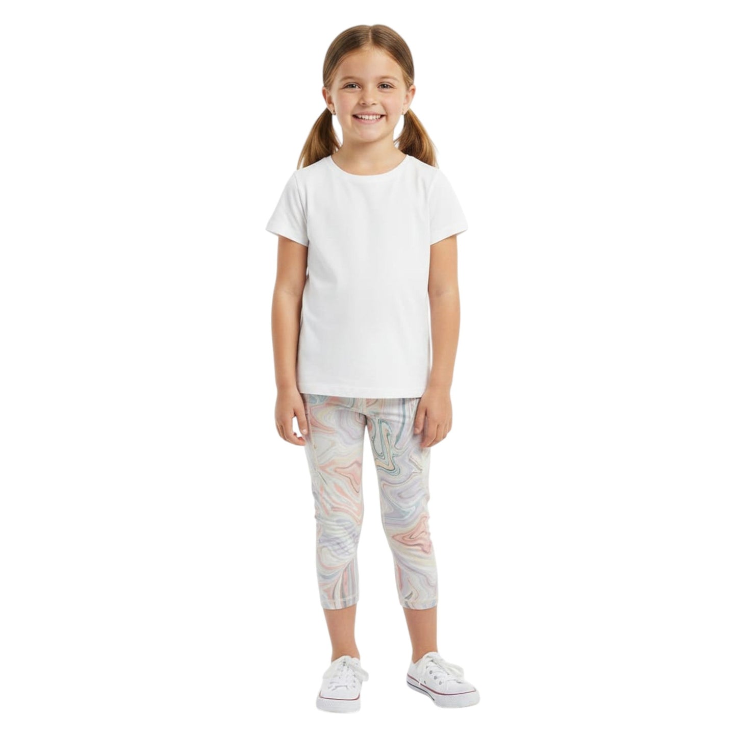 Kids Girl's Colorblocked Legging,Multi