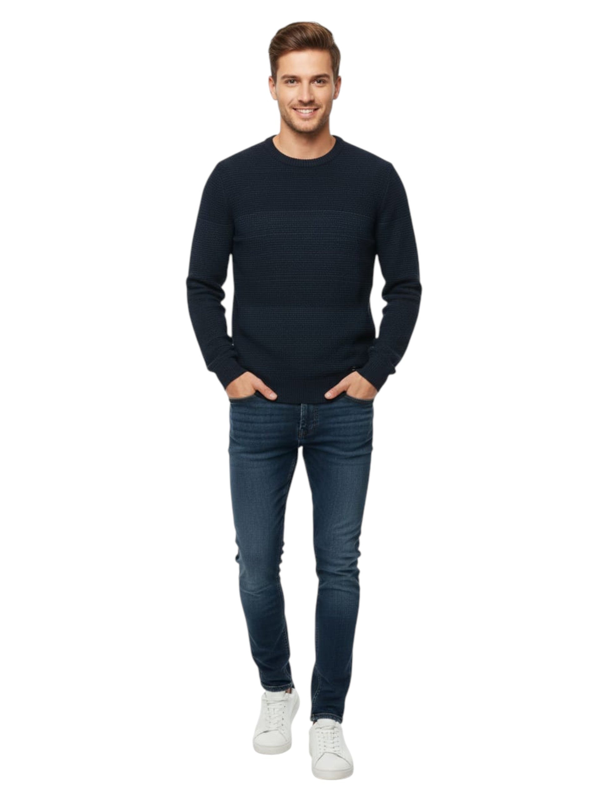 Men's Knitted Sweaters,Navy