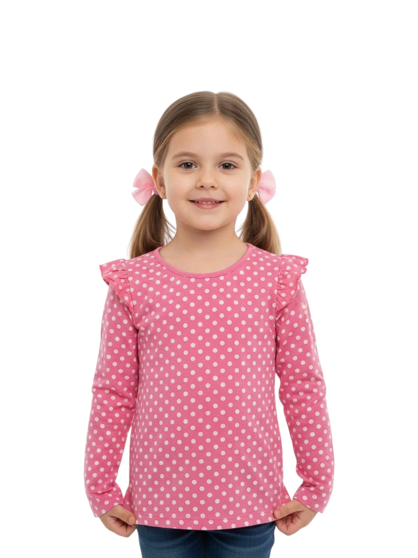 Kids Girl's Printed Top,Pink