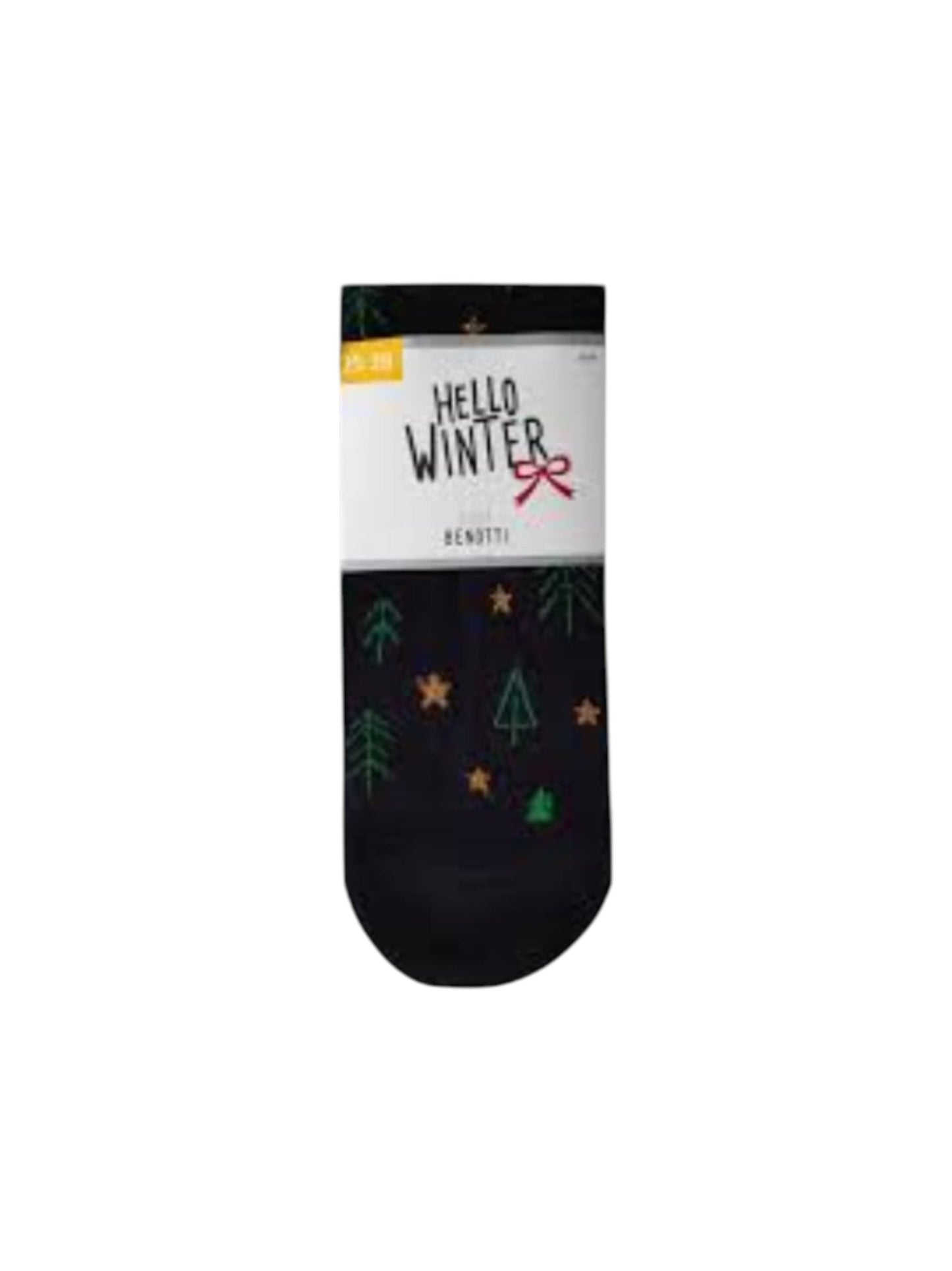 Women's Printed Socks,Black