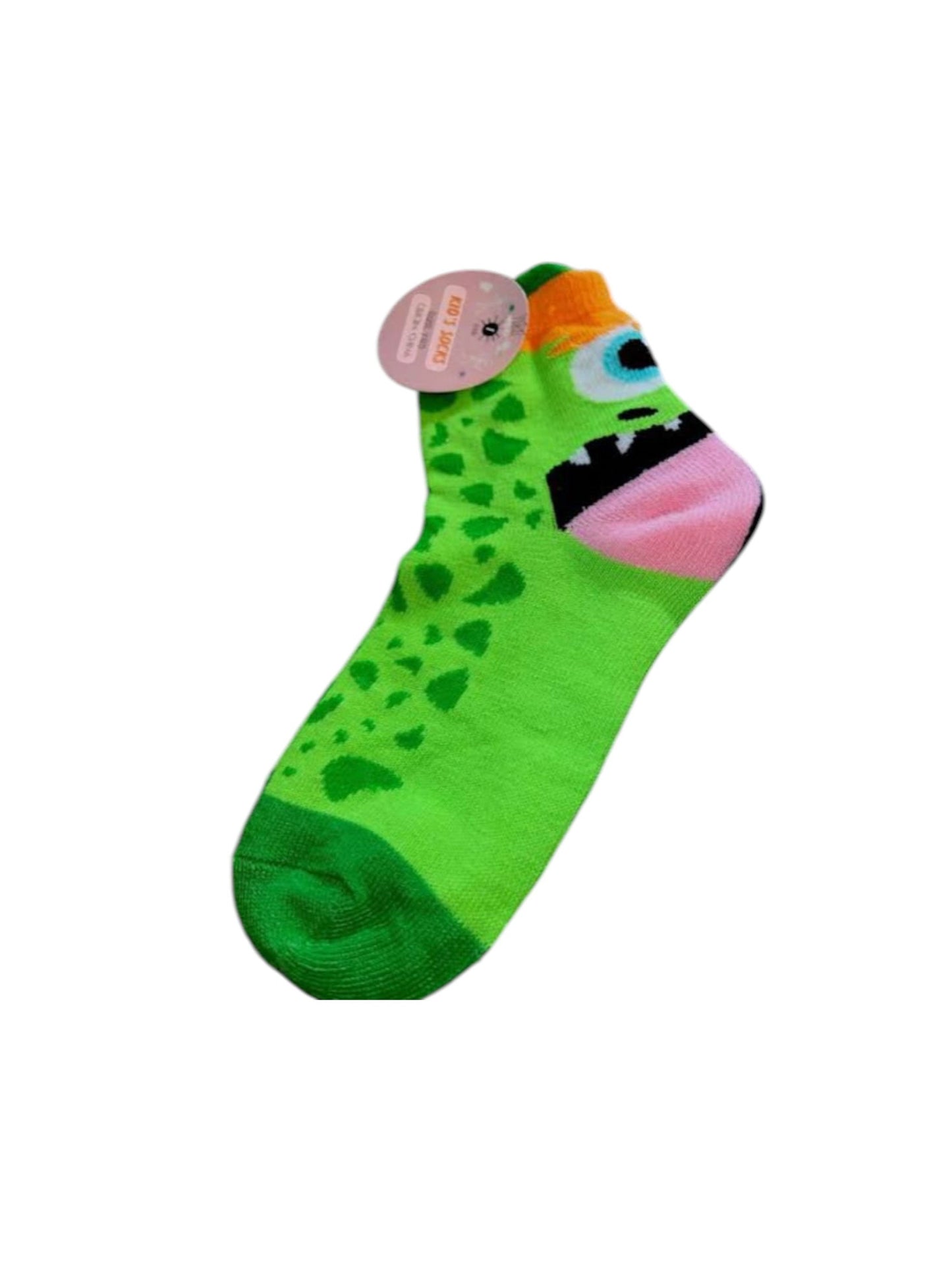 Kids Girl's Printed Socks,Green