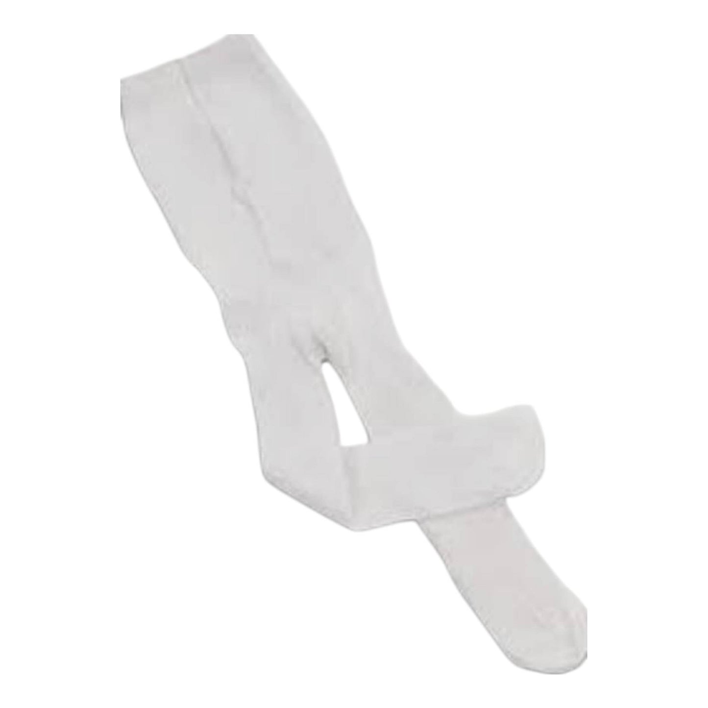 Kids Girl's Plain Solid Tights,Off White
