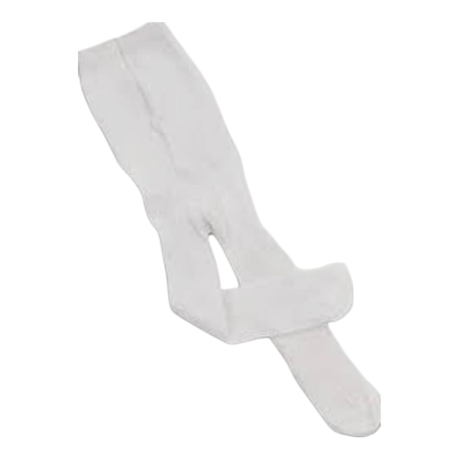 Kids Girl's Plain Solid Tights,Off White