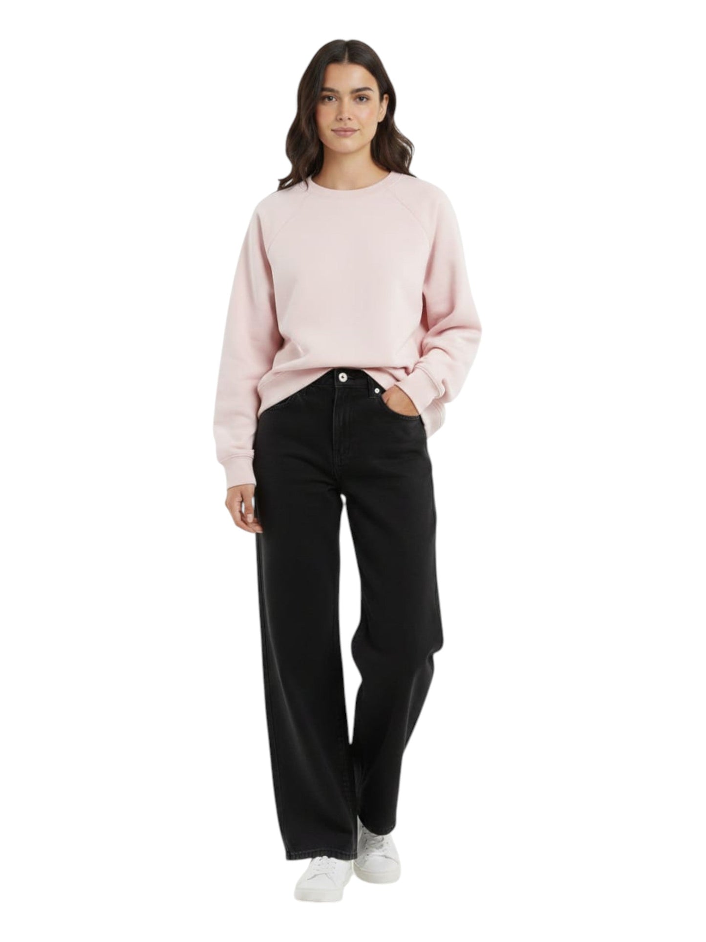 Women's Plain Sweaters,Dusty Pink