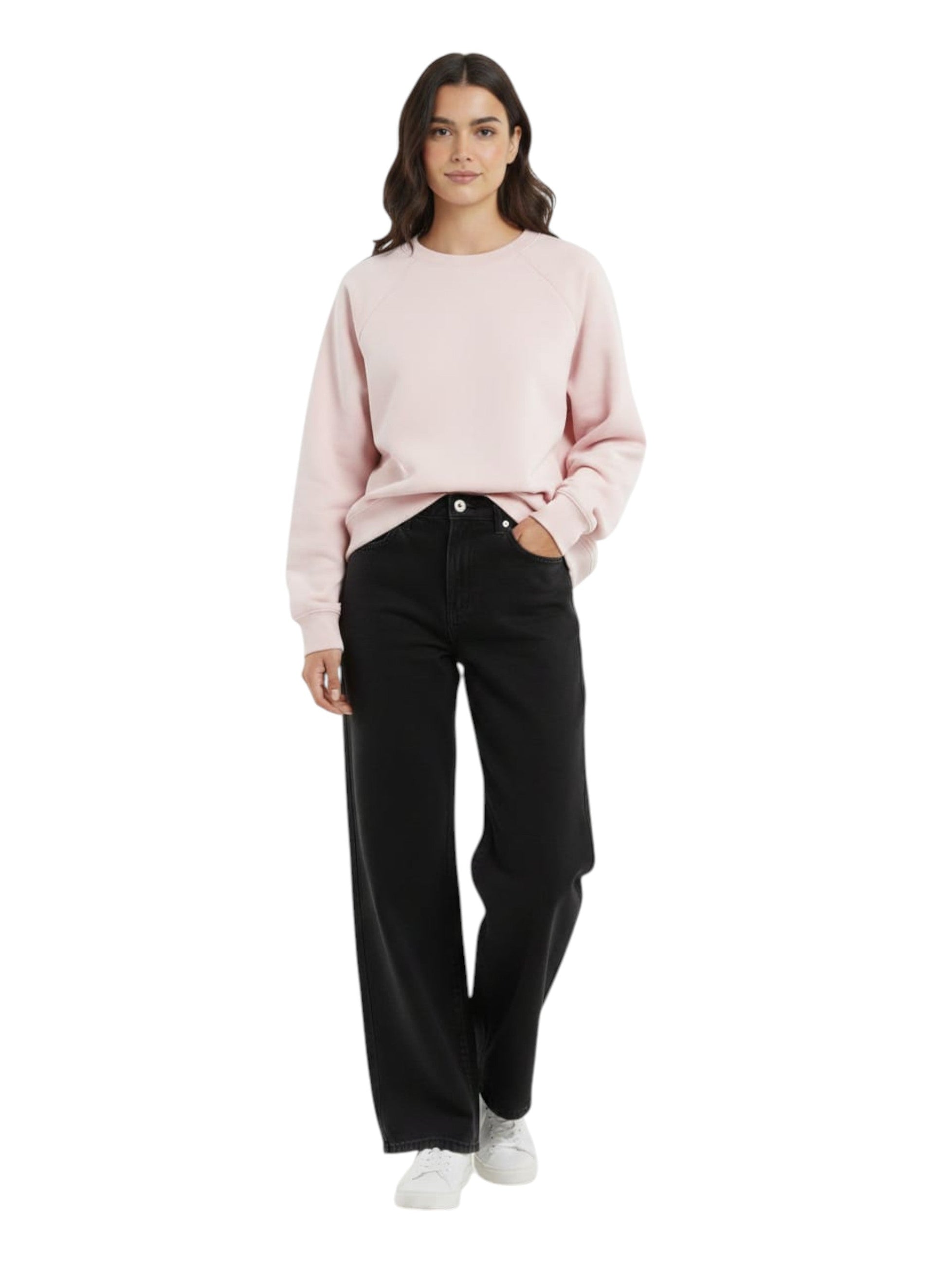 Women's Plain Sweaters,Dusty Pink