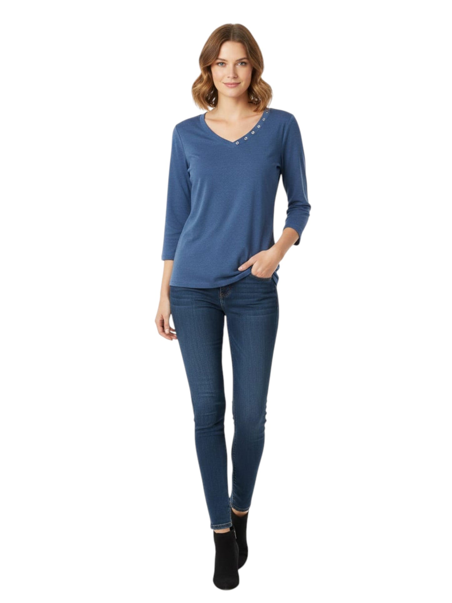 Women's Knitted Top,Blue