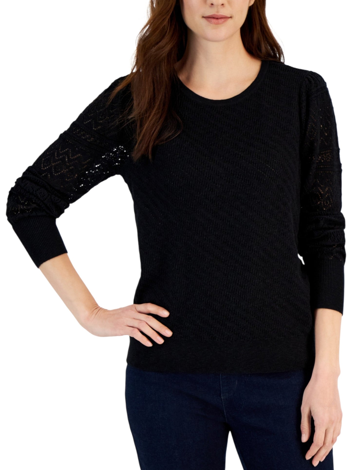 Women's Knitted Top,Black