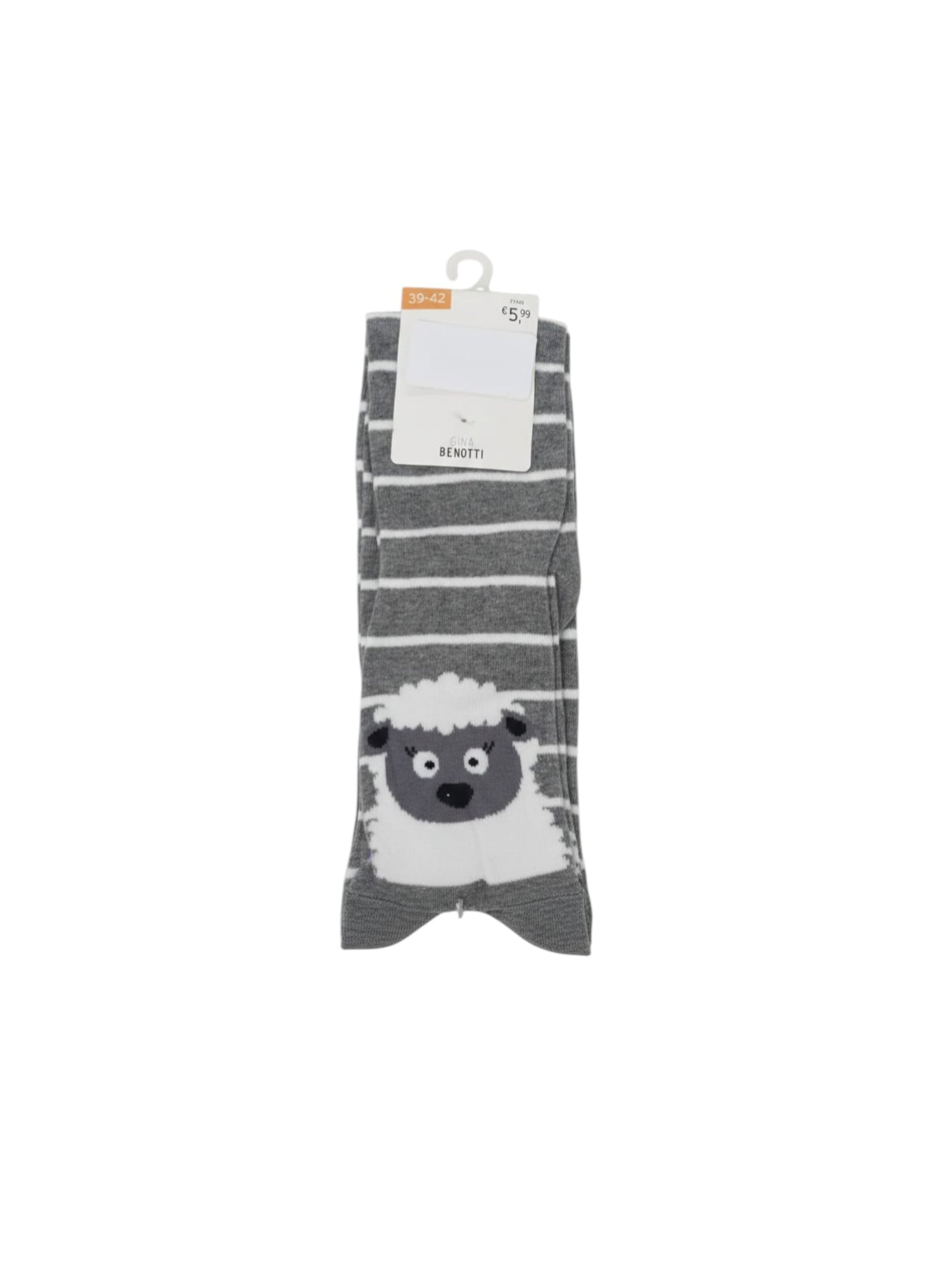 Women's Knitted Socks Set 2Pieces,Grey
