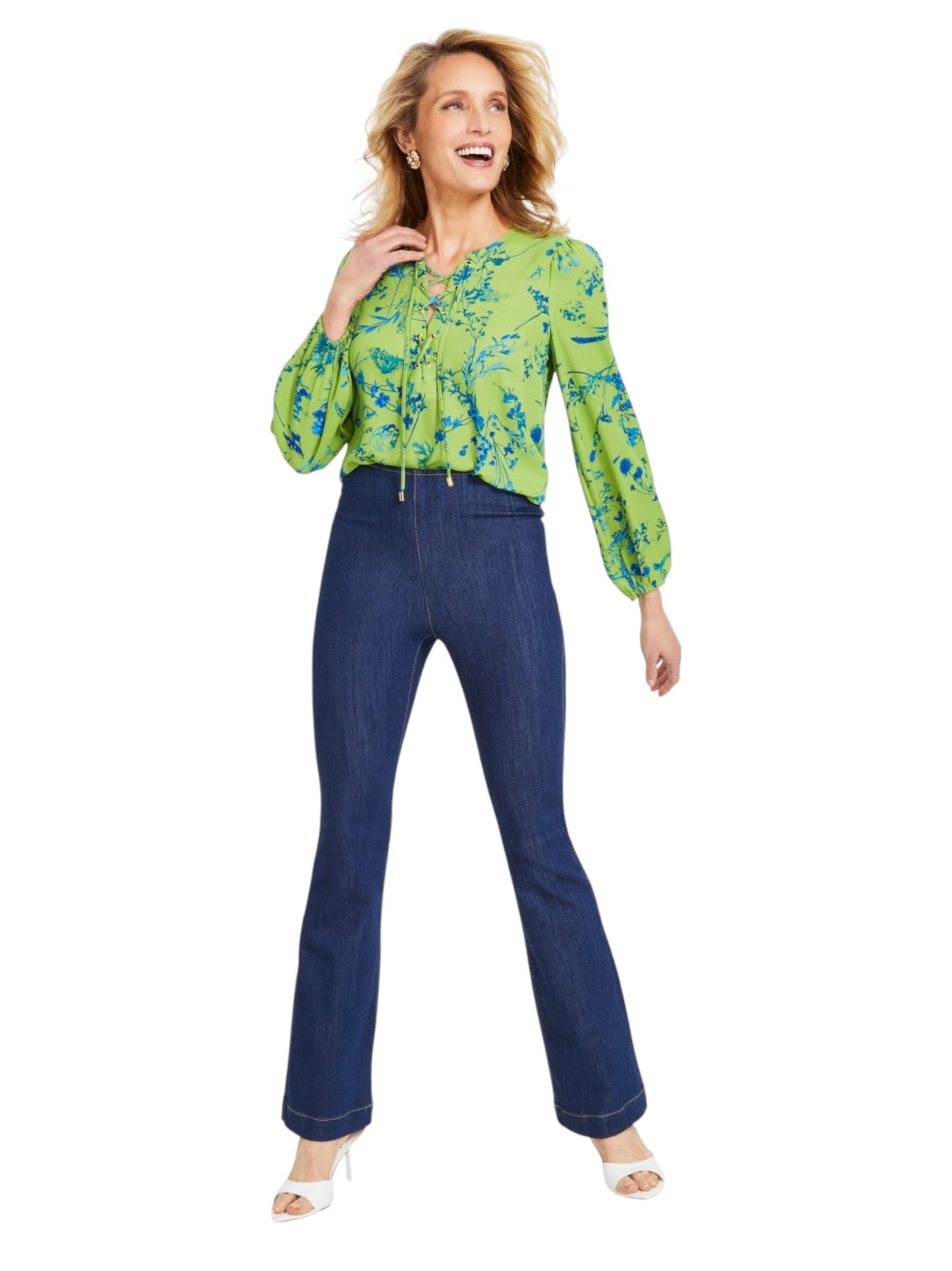 Women's Plain Jeans,Navy