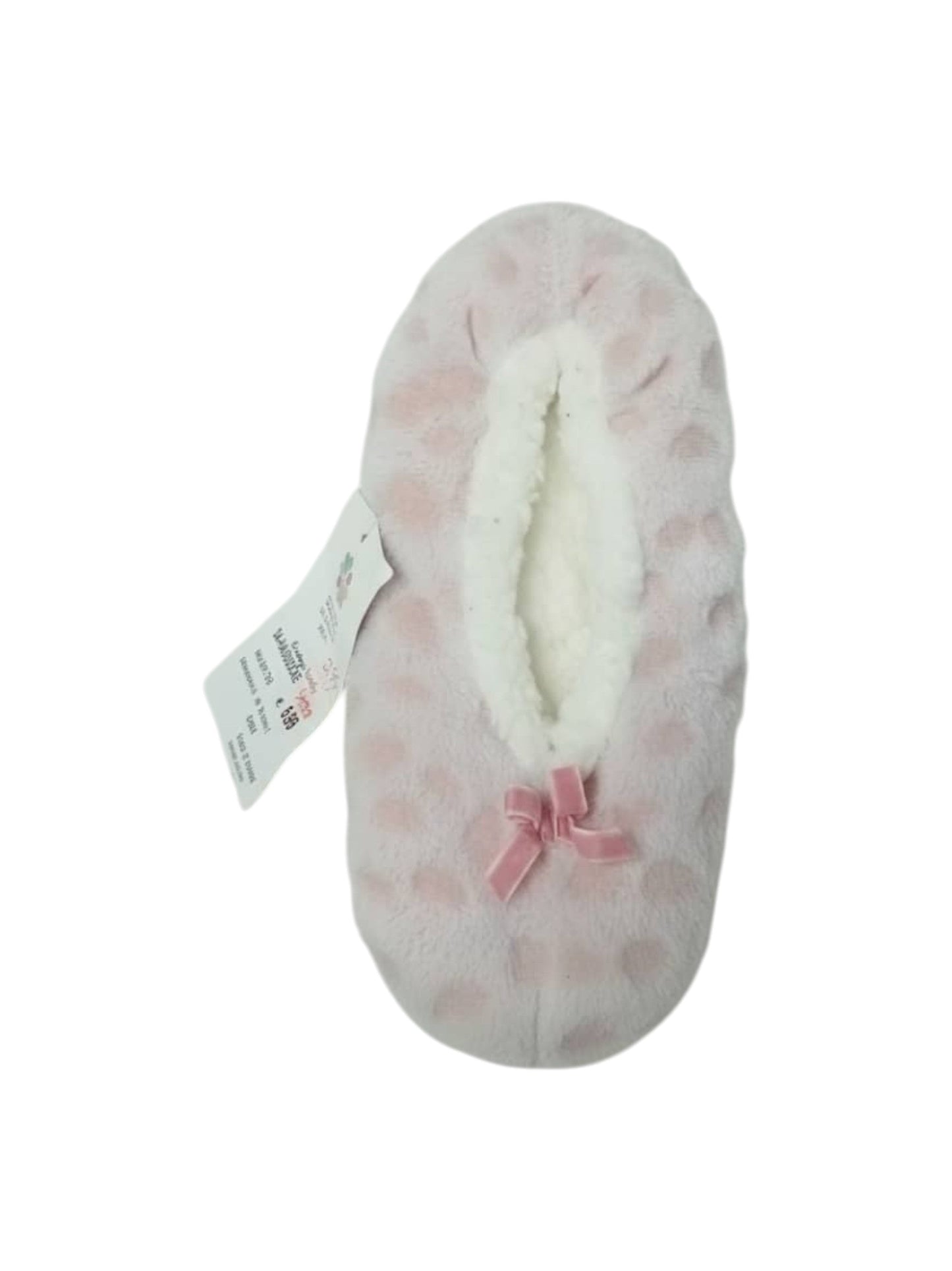 Women's Knitted Lined Warm Socks,Light Pink