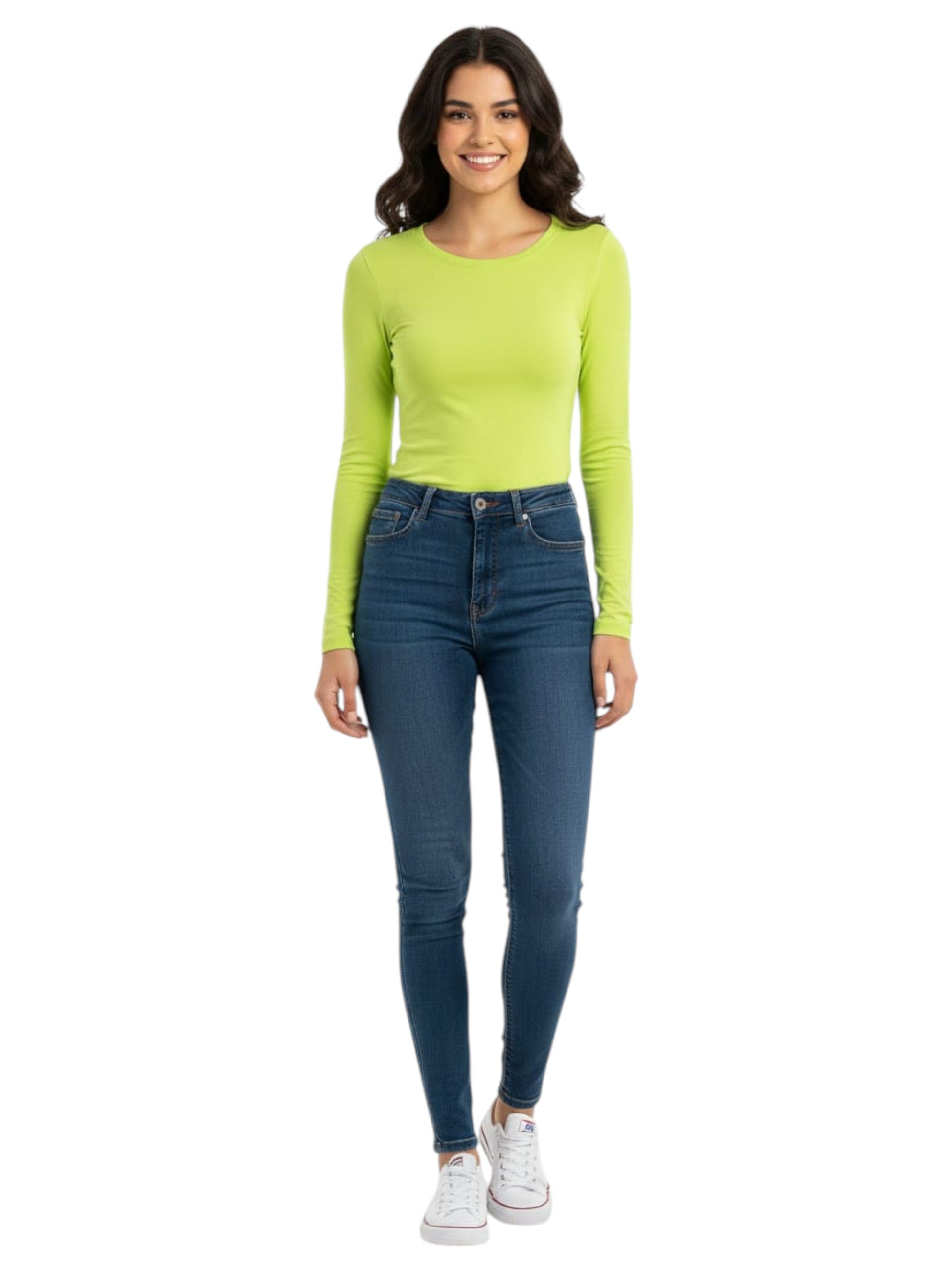 Women's Plain Top,Light Green